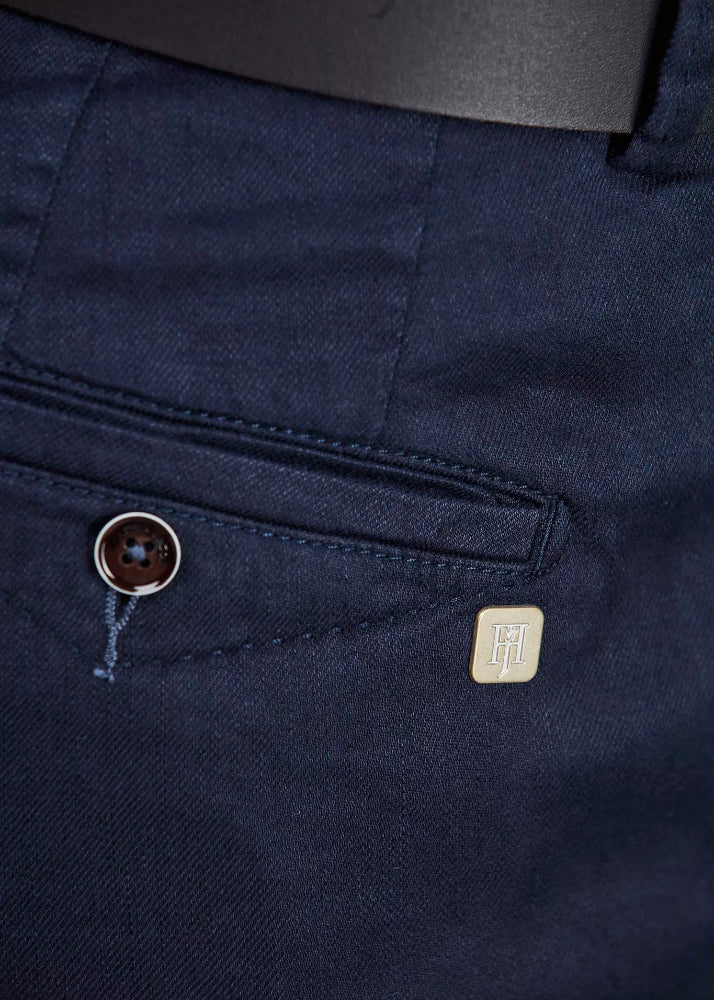 Hansen & Jacob Cotton/Linen Chino Navy