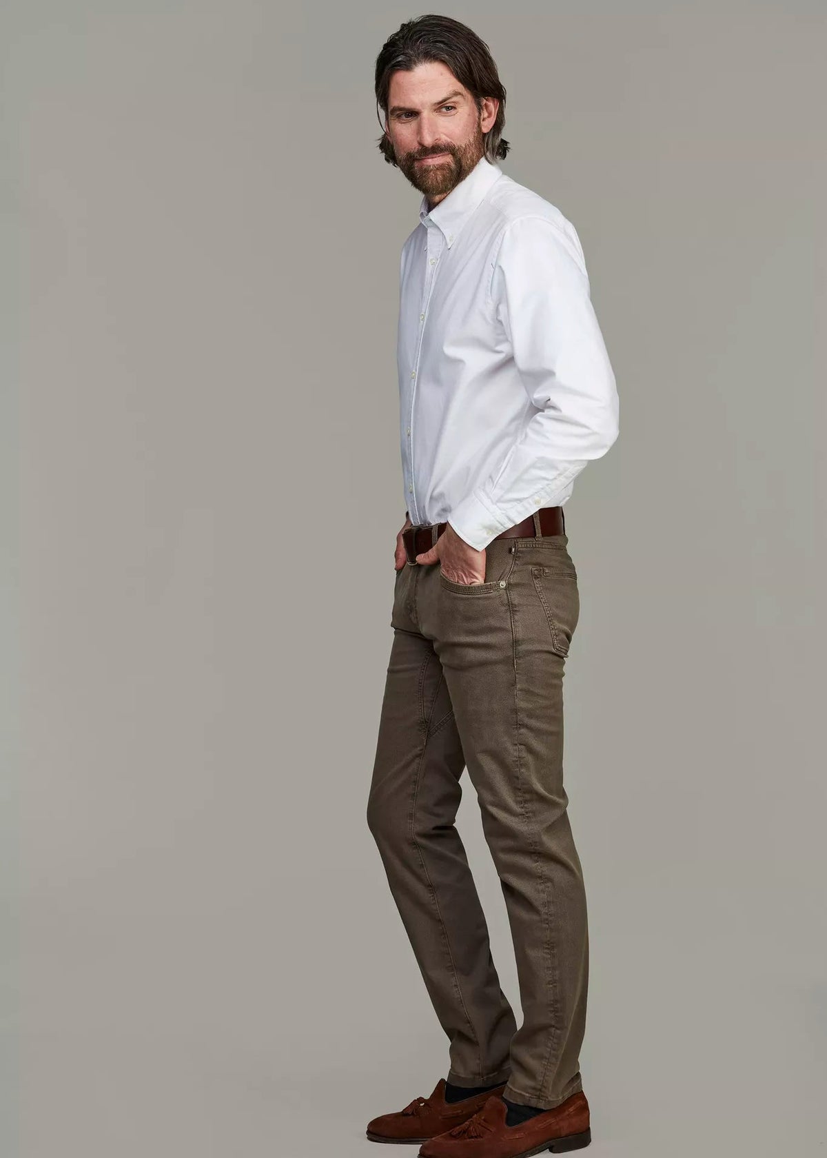Hansen & Jacob 5-pkt cut´n sew Bormio Print Brown