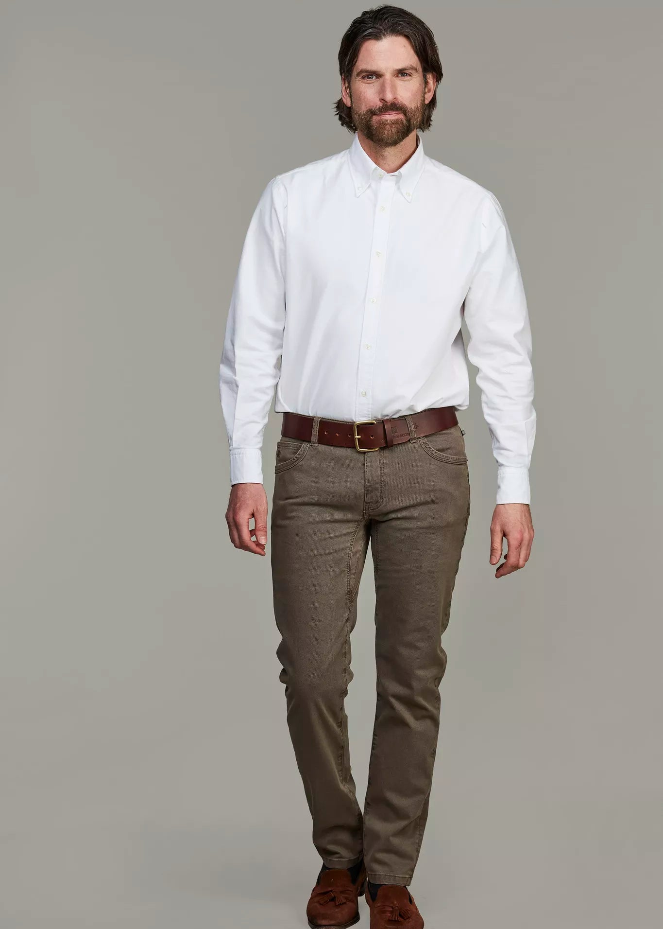 Hansen & Jacob 5-pkt cut´n sew Bormio Print Brown