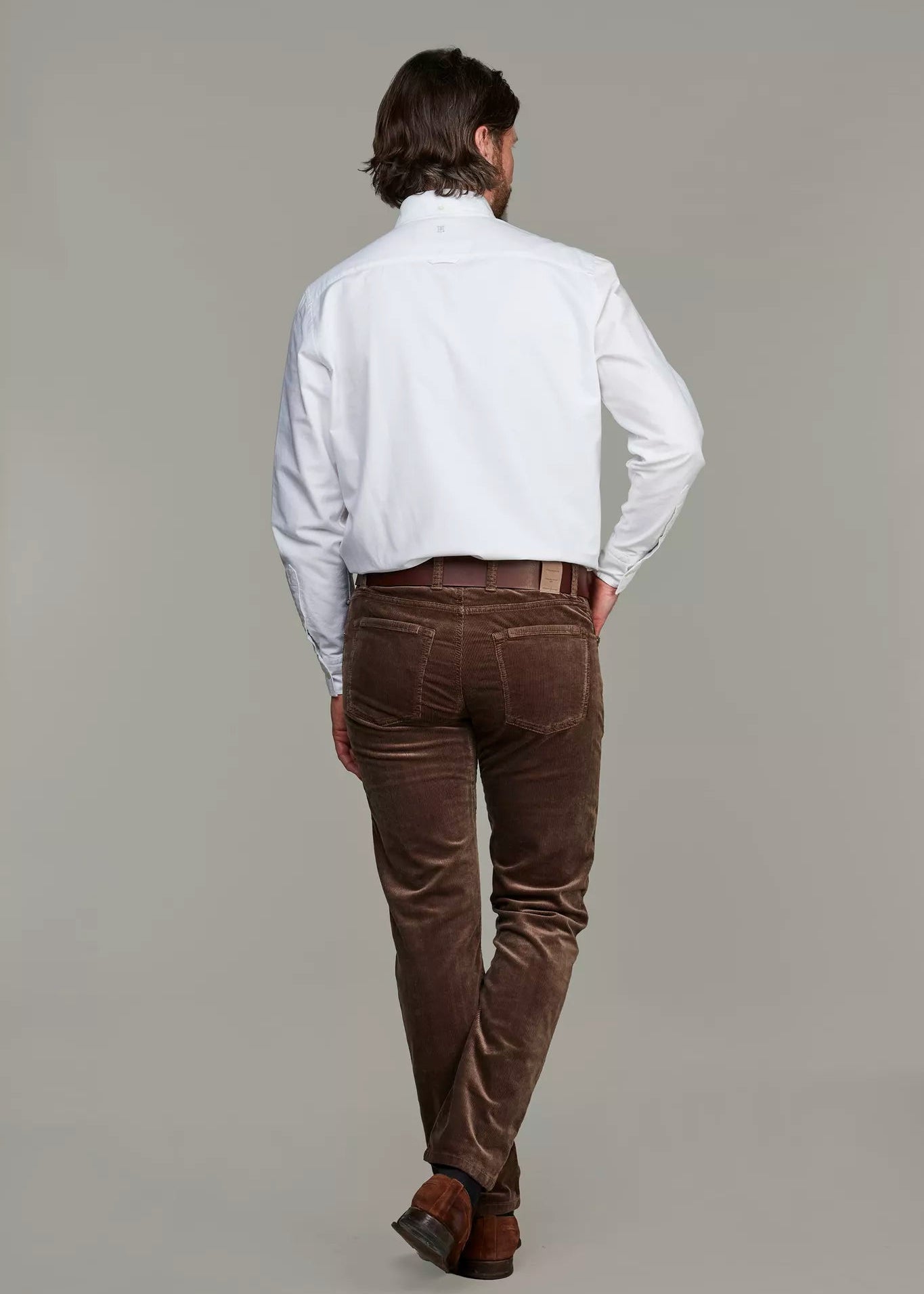 Hansen Jacob 5-pkt Cut´n Sew Cord LT Brown