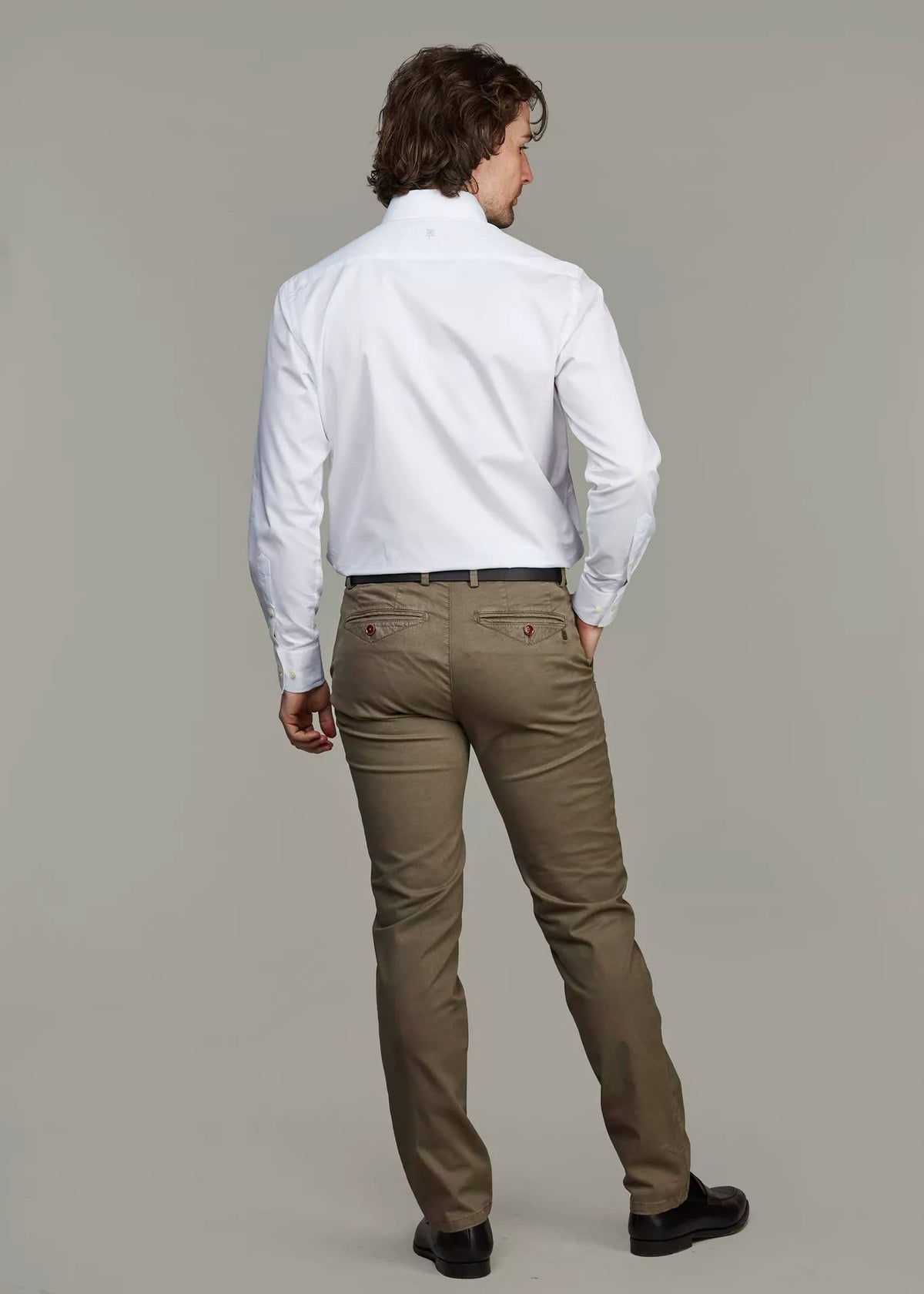 Hansen & Jacob CLASSIC CHINO AERODYN STRETCH GREEN