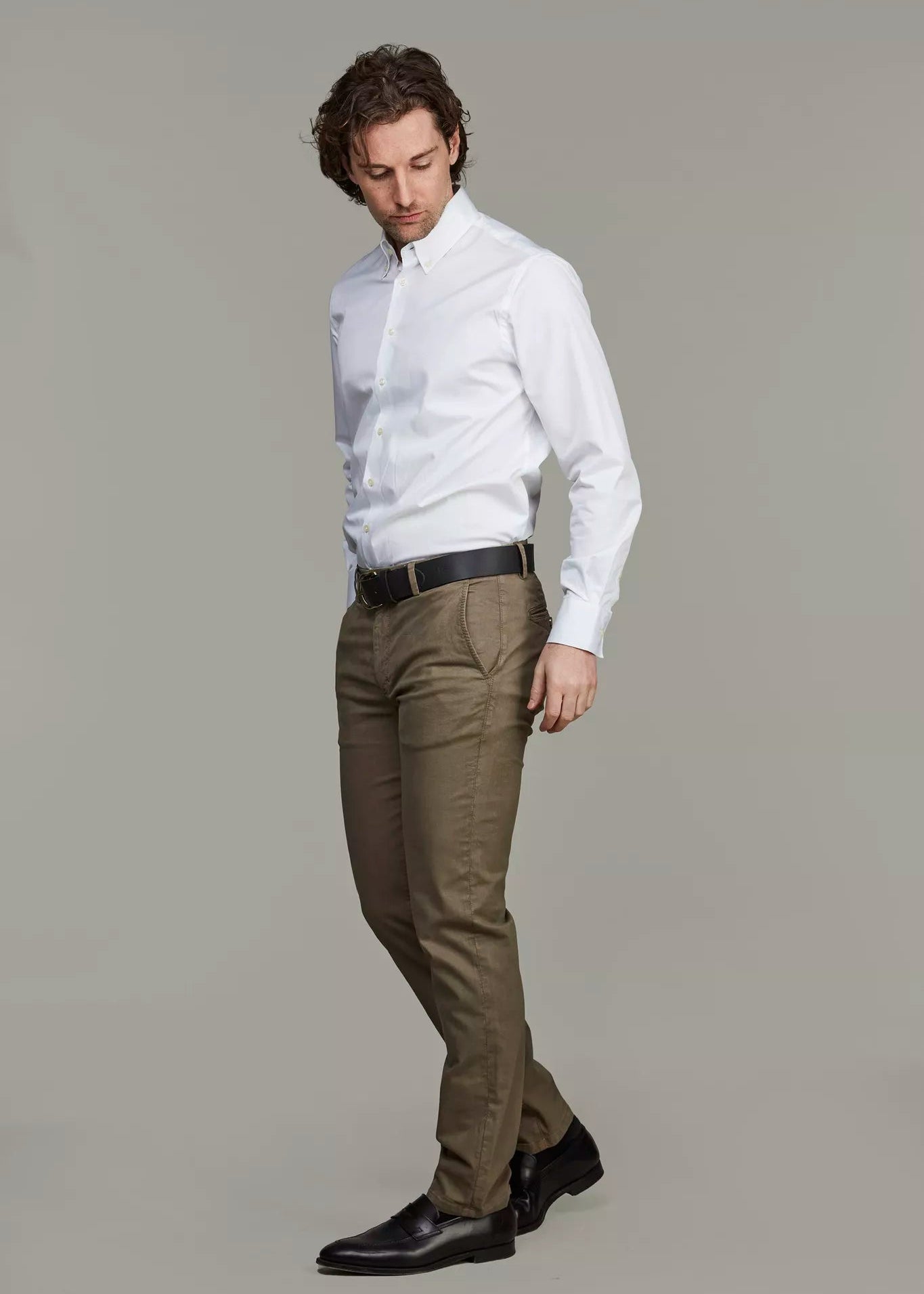Hansen & Jacob CLASSIC CHINO AERODYN STRETCH GREEN