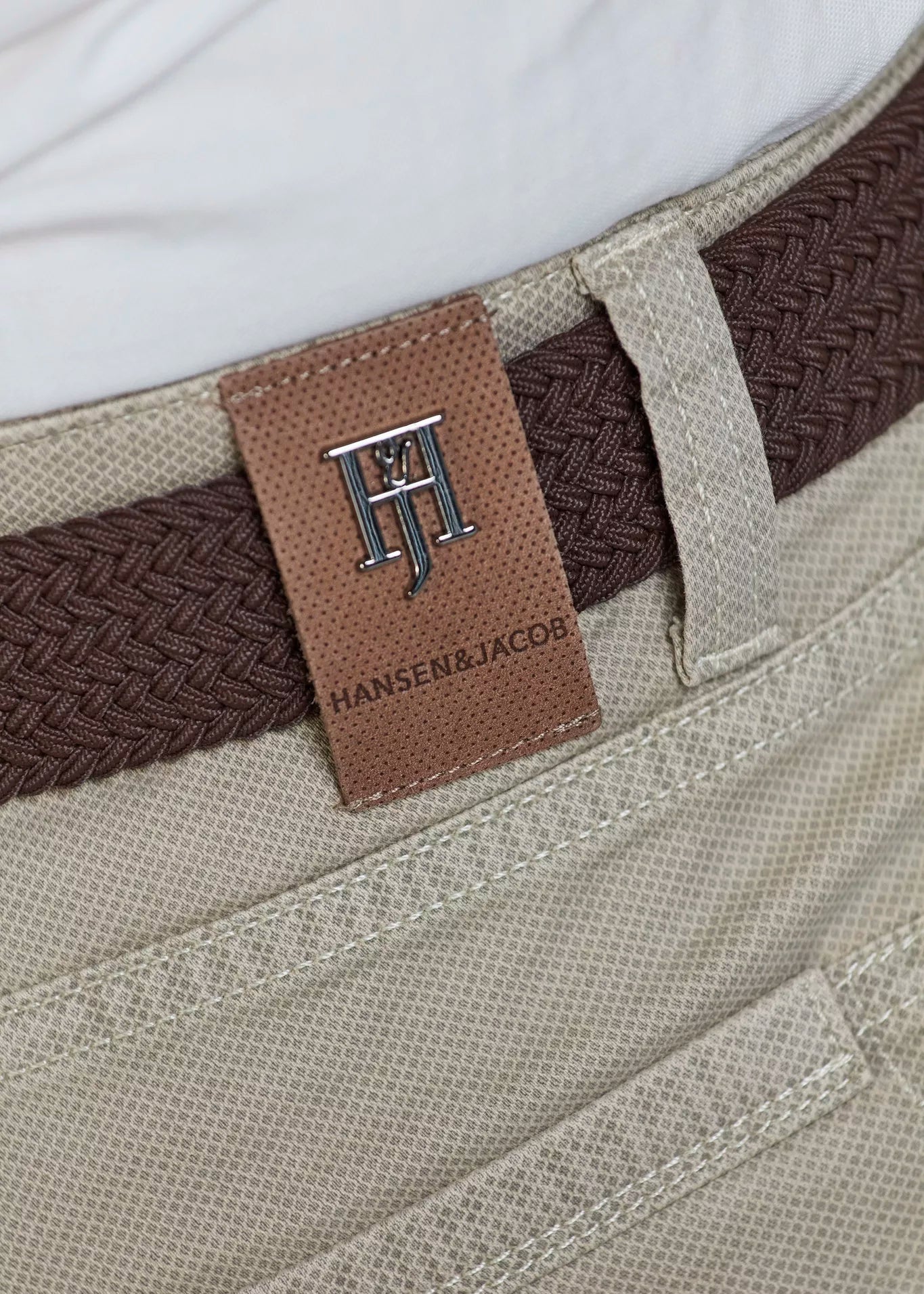 Hansen & Jacob 5-pkt cut`n sew fiji print beige