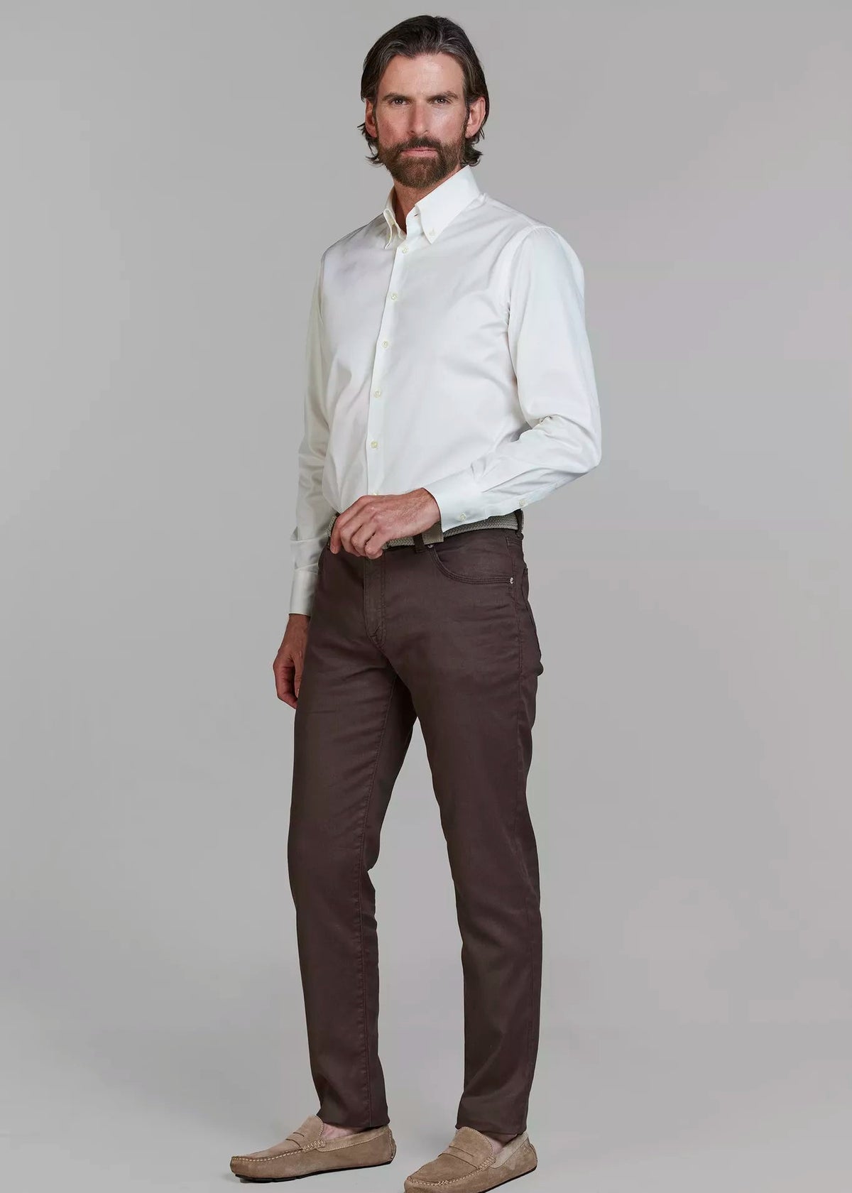 Hansen & Jacob 5-pkt Linen Blend Dark Brown