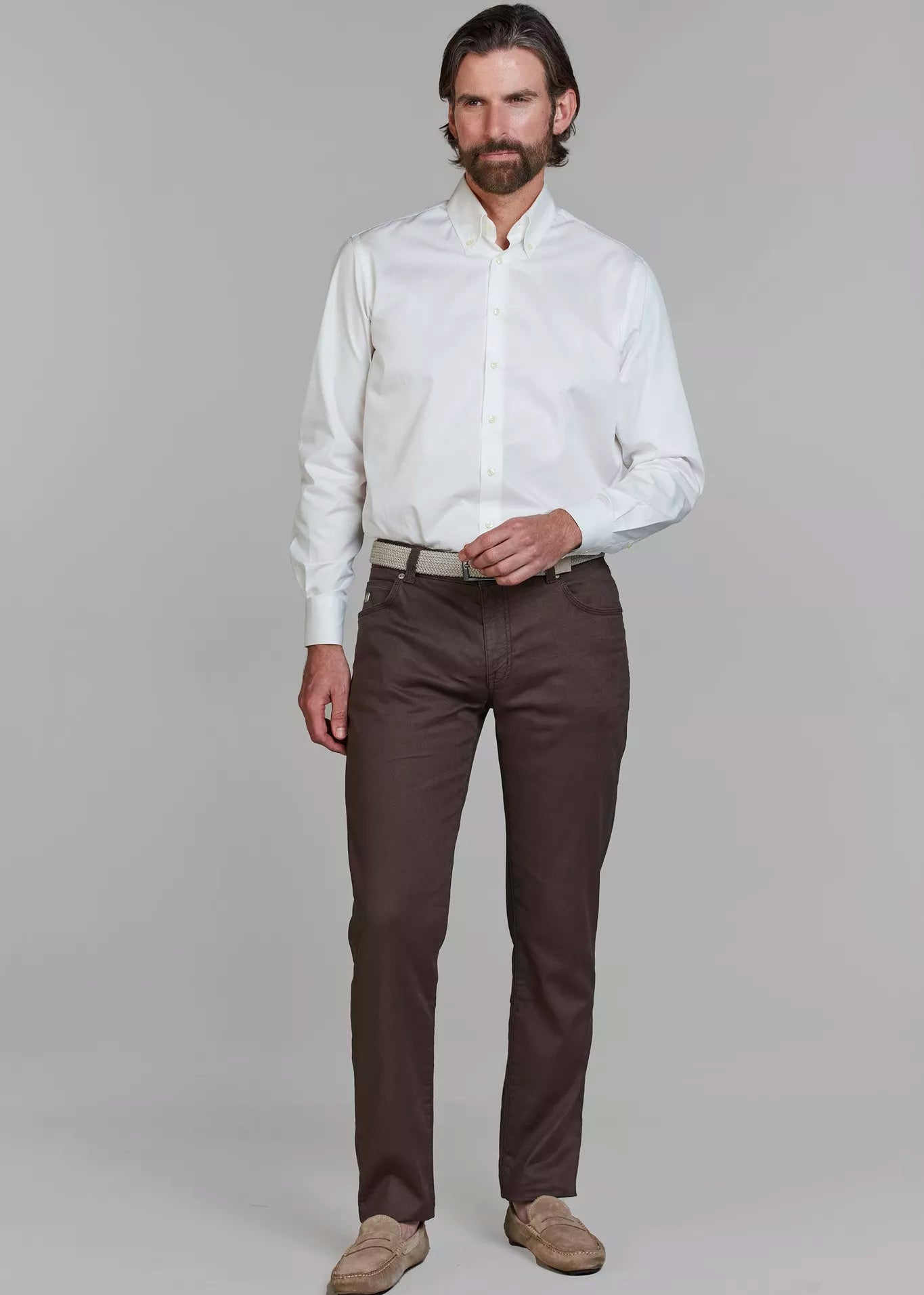 Hansen & Jacob 5-pkt Linen Blend Dark Brown