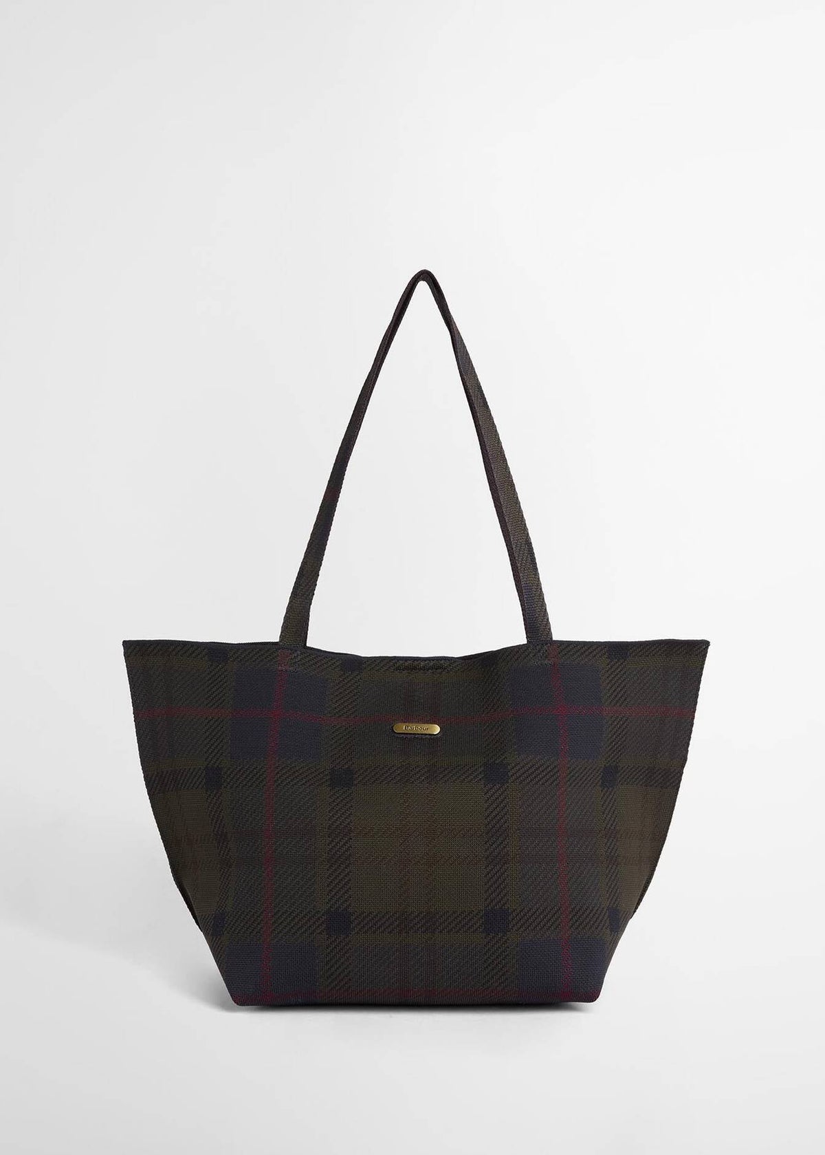Barbour Layla Tartan Tote Bag Shadow Classic Tartan
