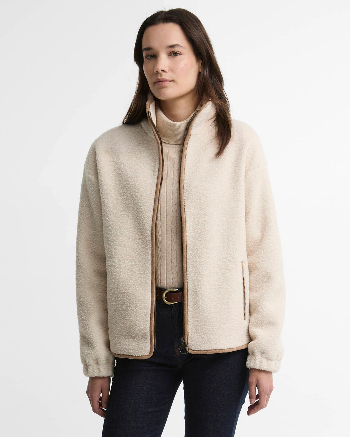 Barbour Homeswood Fleece Light Pearl/Beige
