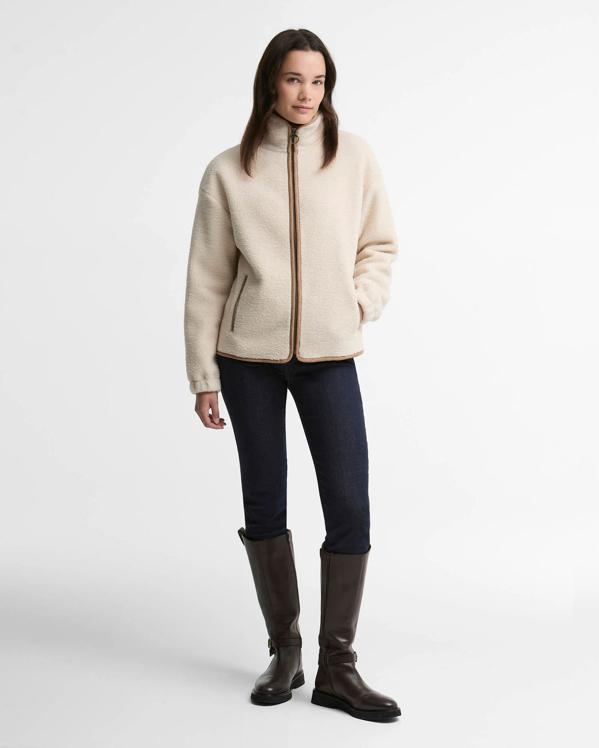 Barbour Homeswood Fleece Light Pearl/Beige