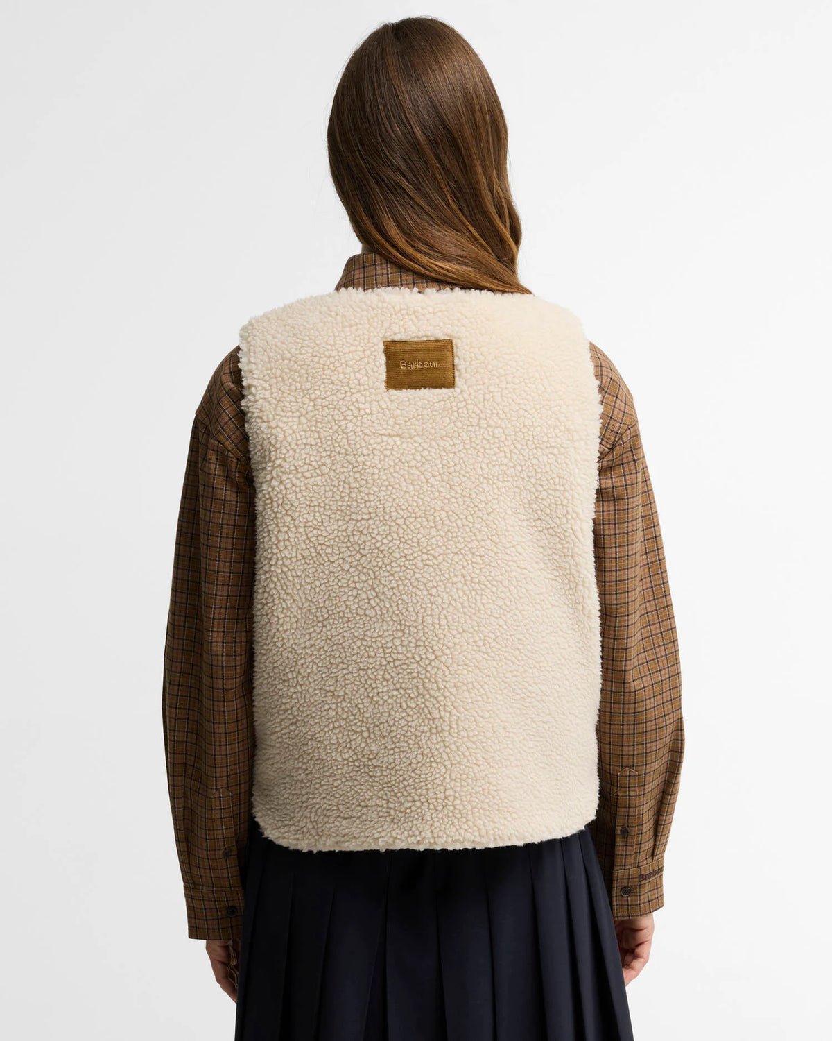 Barbour Bowes Fleece Gilet Cream