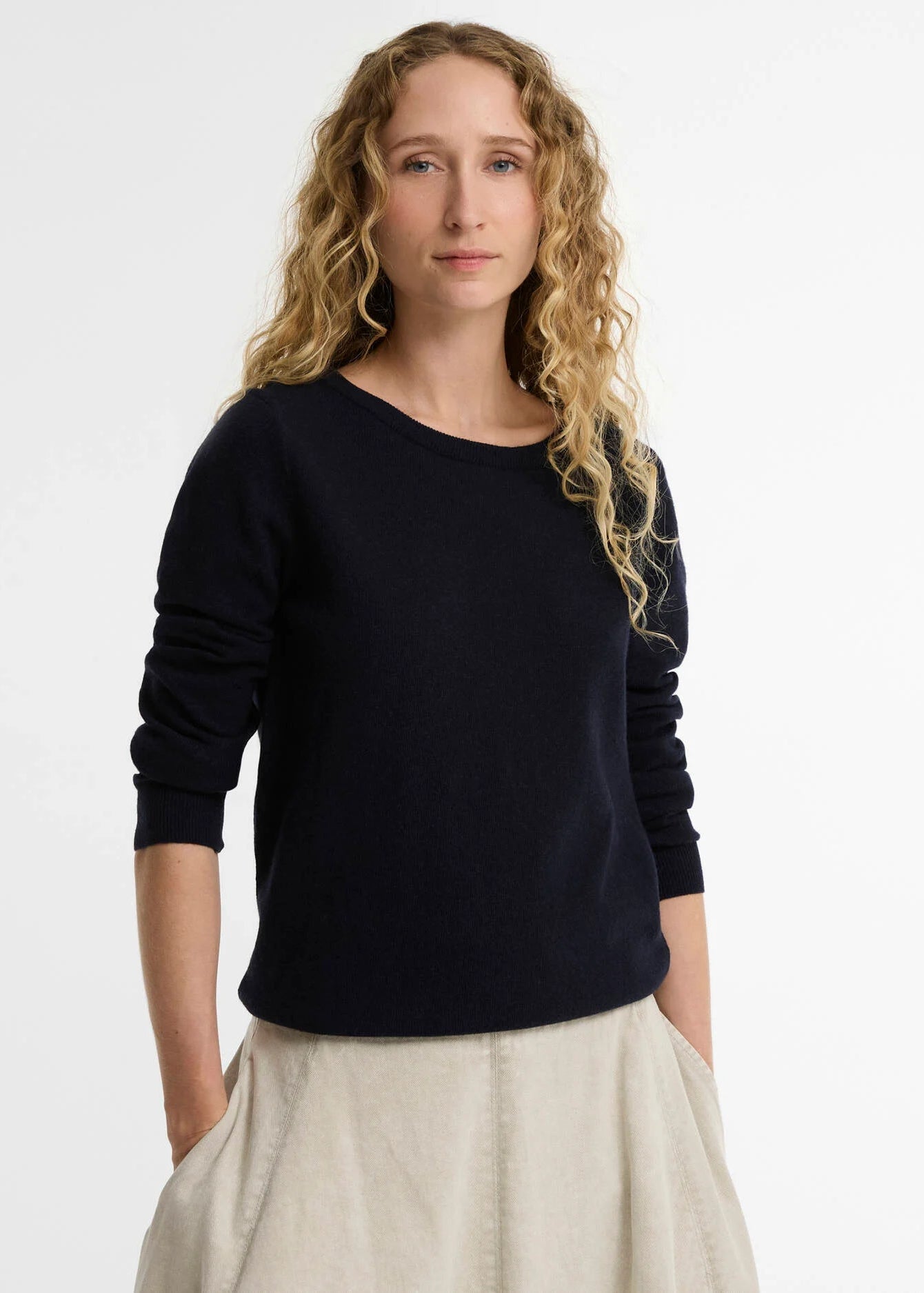 Barbour Pendle Crew Navy Birchwood Tartan