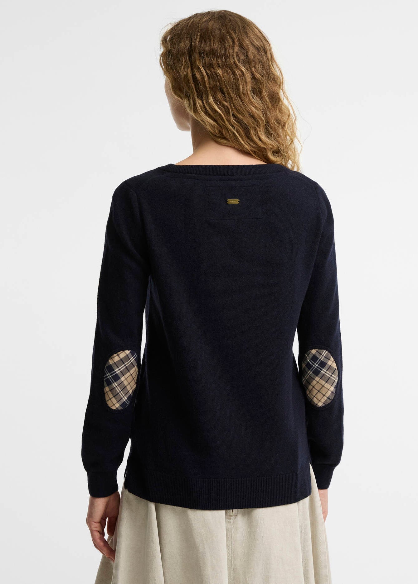 Barbour Pendle Crew Navy Birchwood Tartan