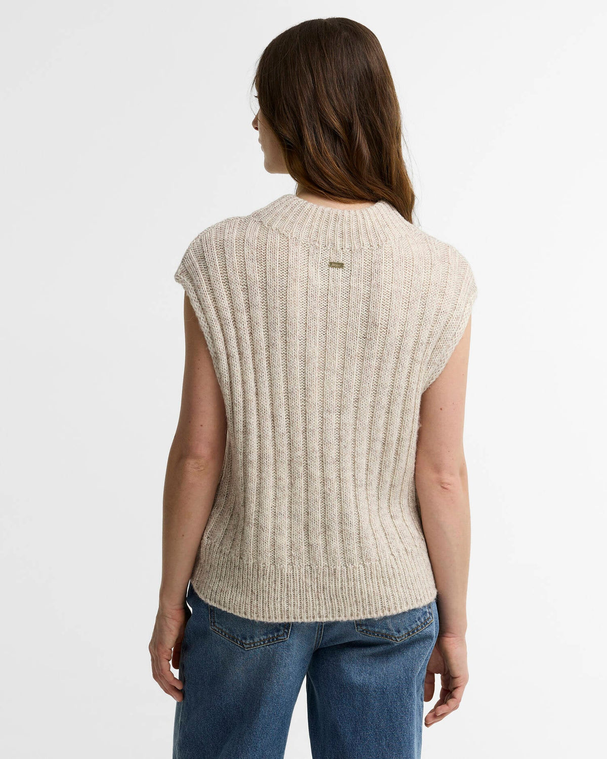 Barbour Anastasia Knitted Vest Cloud Multi