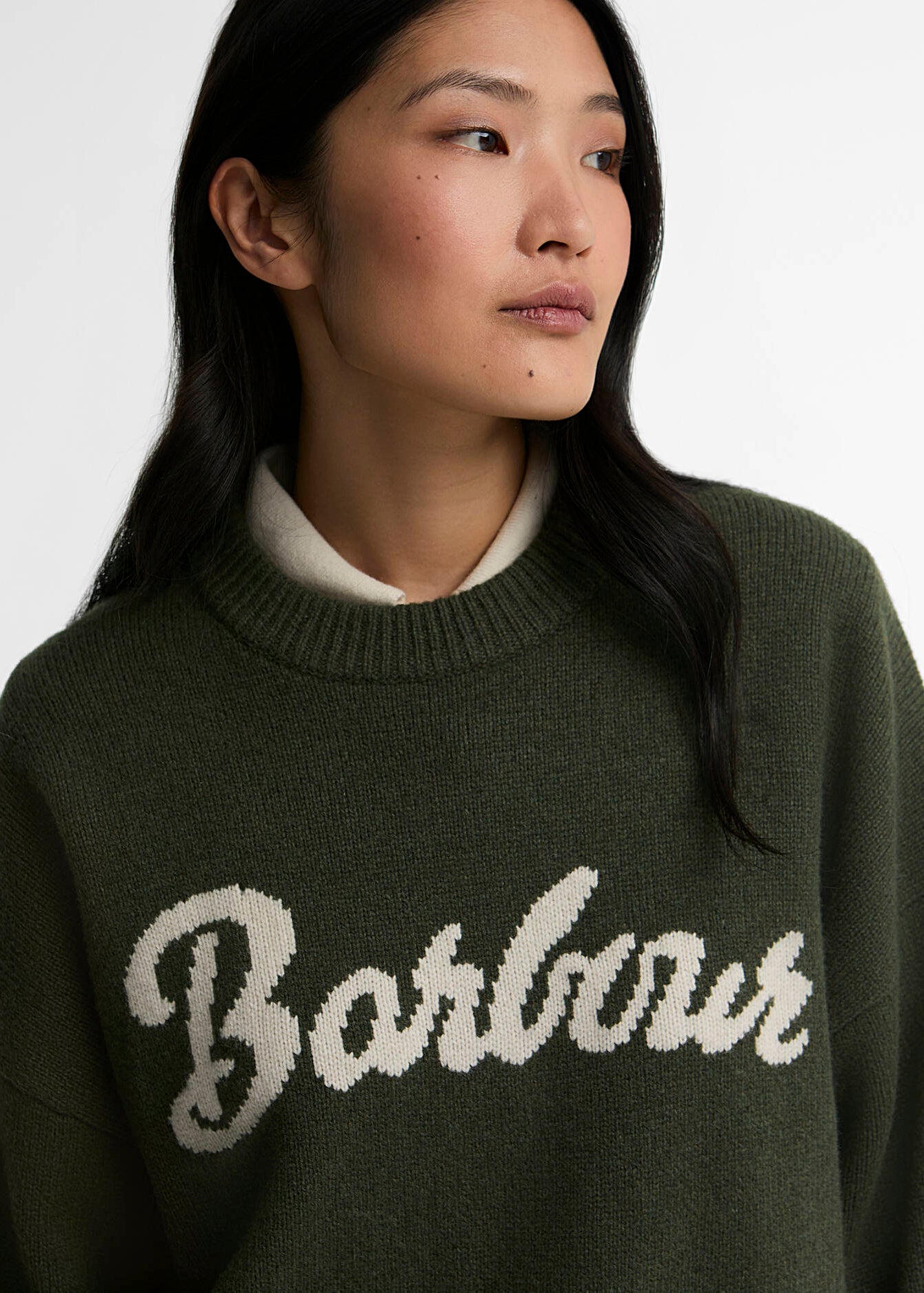 Barbour IvyBridge Knitted Jumper Olive