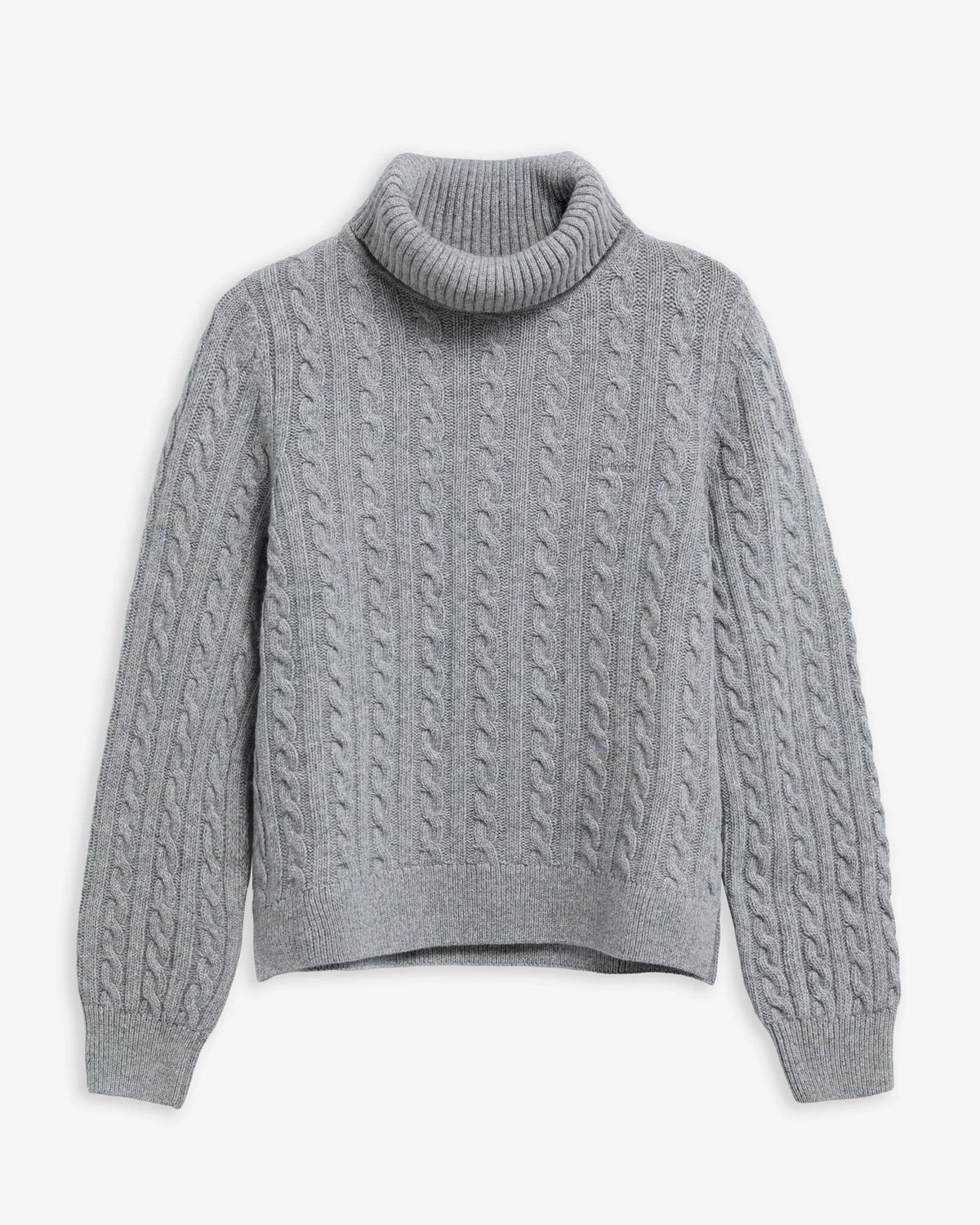 Barbour Ambleside Cable Knitted Jumper Grey Marl