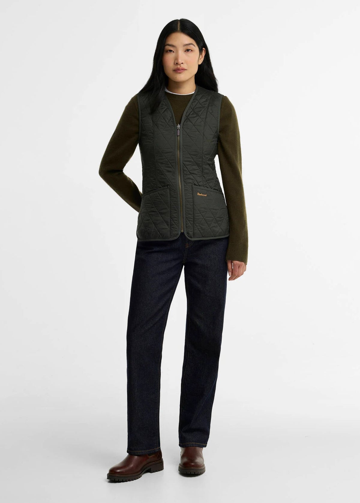 Barbour Fleece Betty Liner Olive