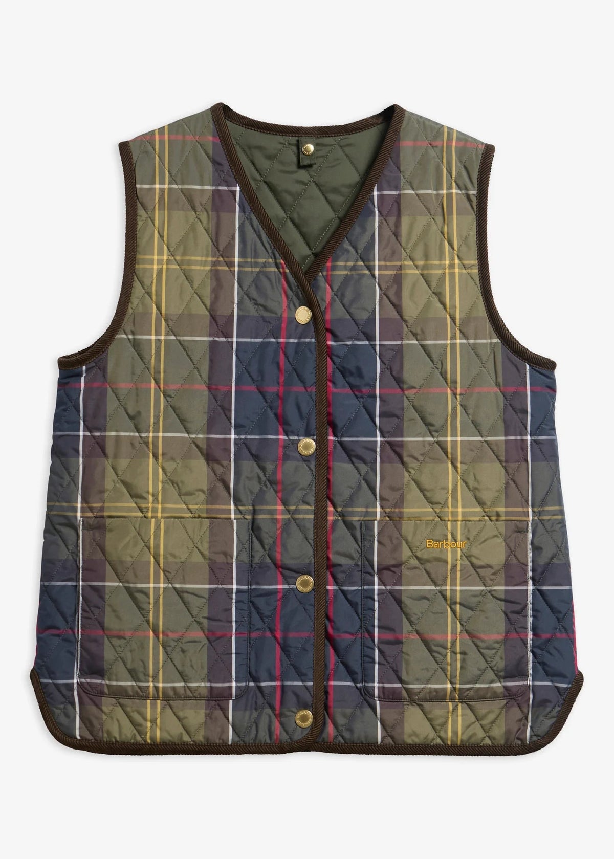 Barbour Tartan Reimagned Icons Liner Olive