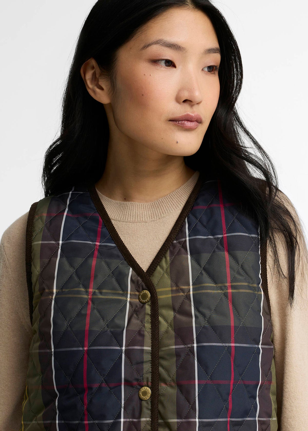 Barbour Tartan Reimagned Icons Liner Olive