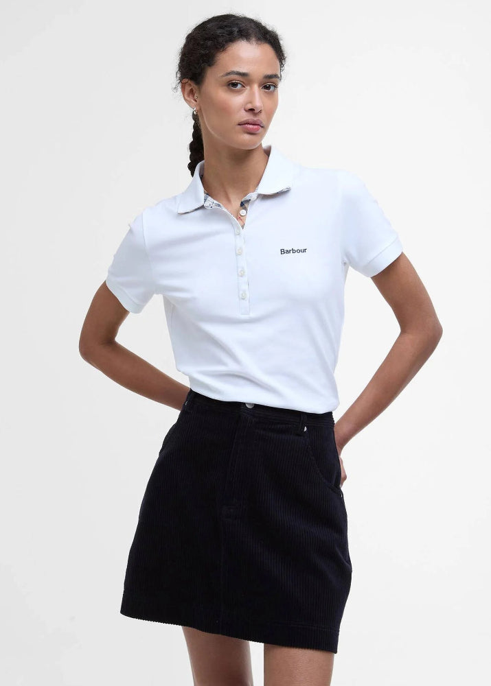 Barbour Portsdown top White