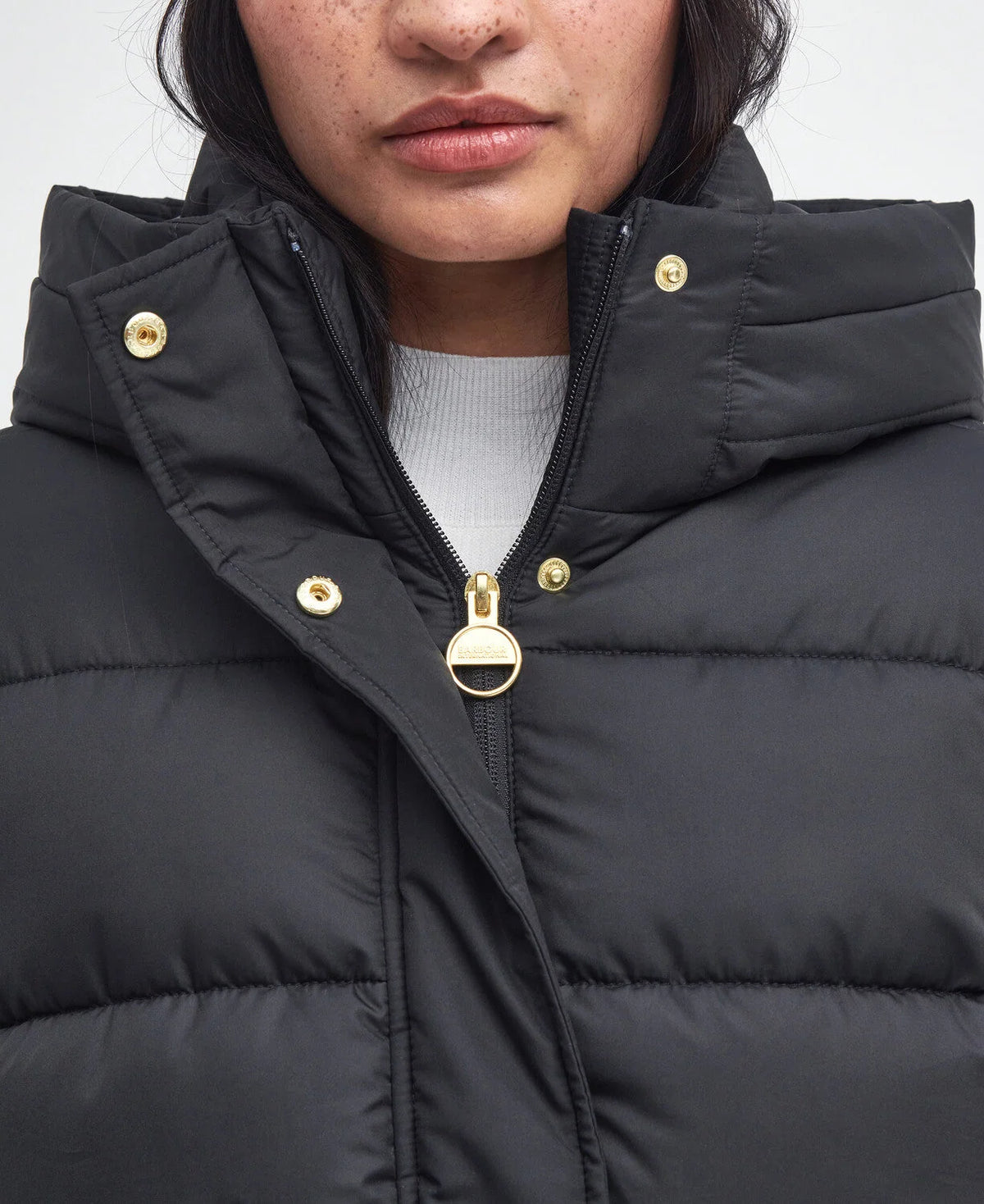 Barbour International  Barron Puffer Black