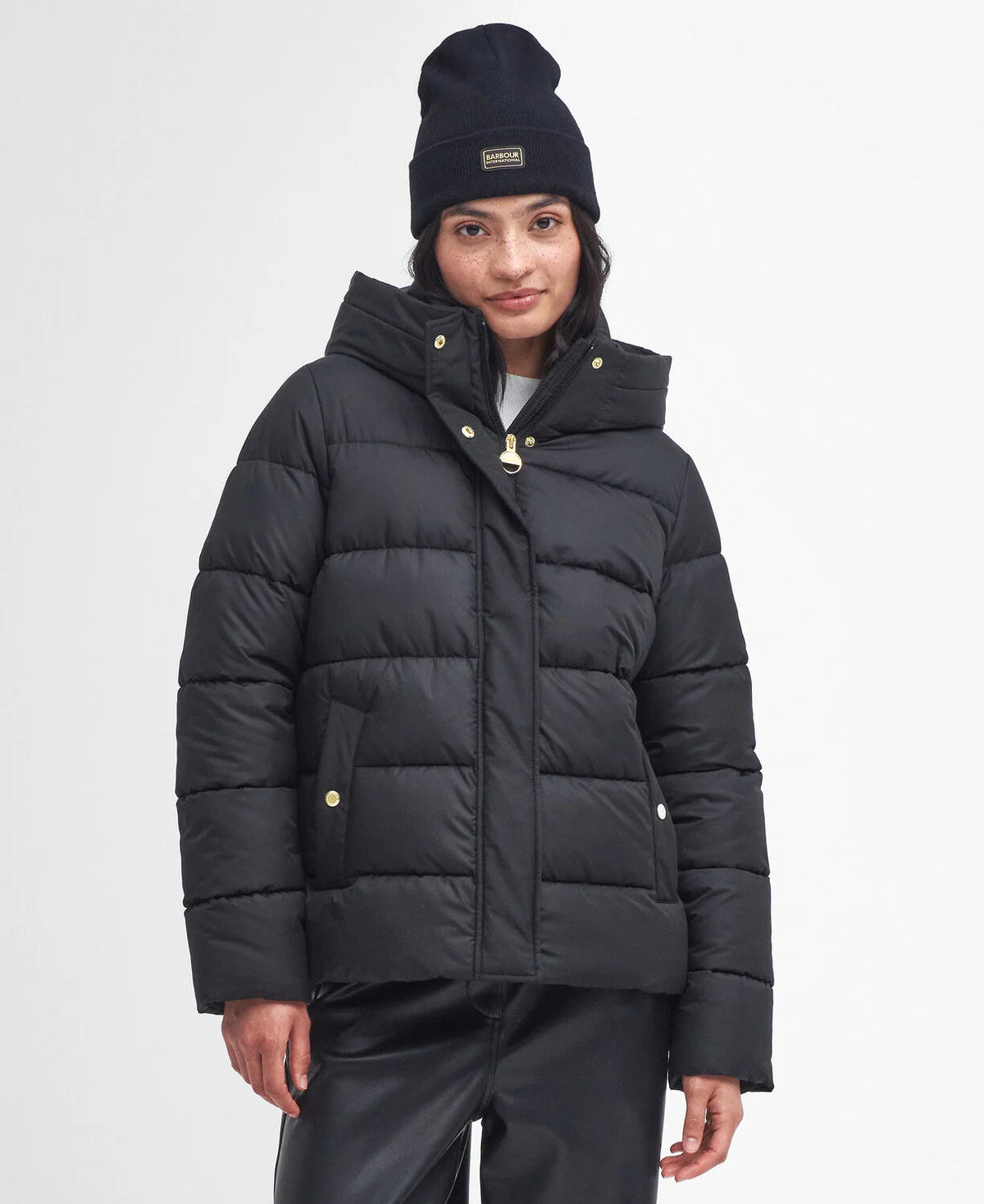 Barbour International  Barron Puffer Black