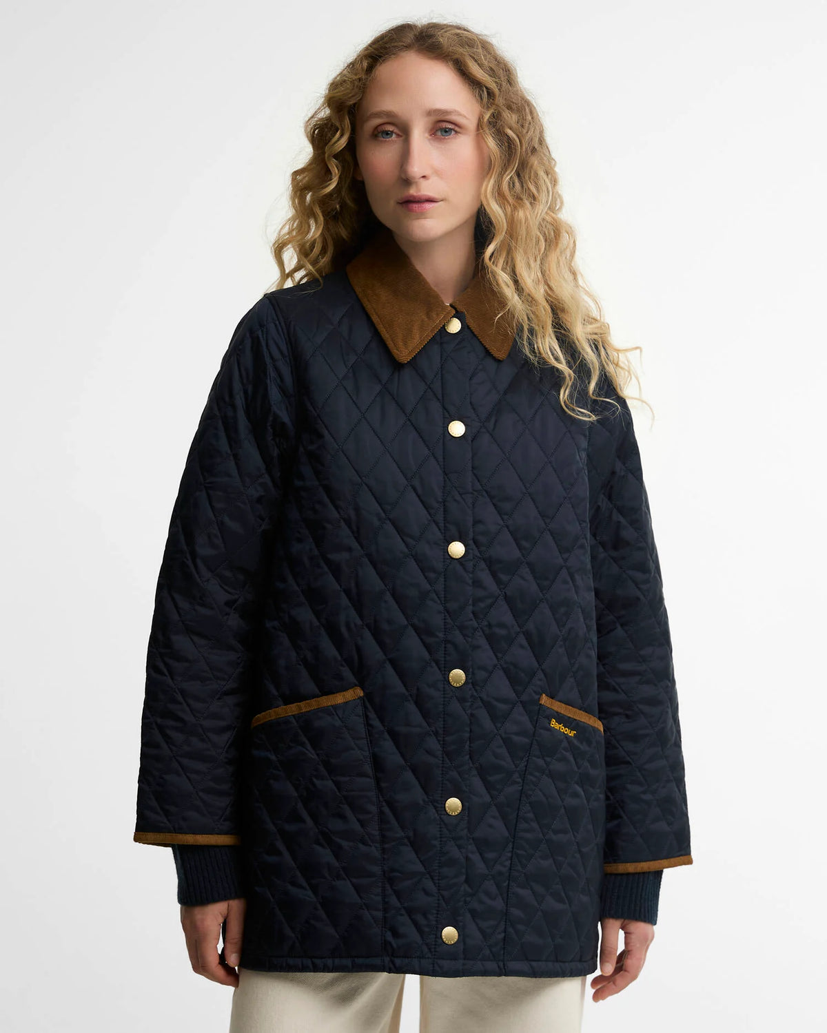 Barbour Icons Modern Liddesdale Quilted Jacket Nav