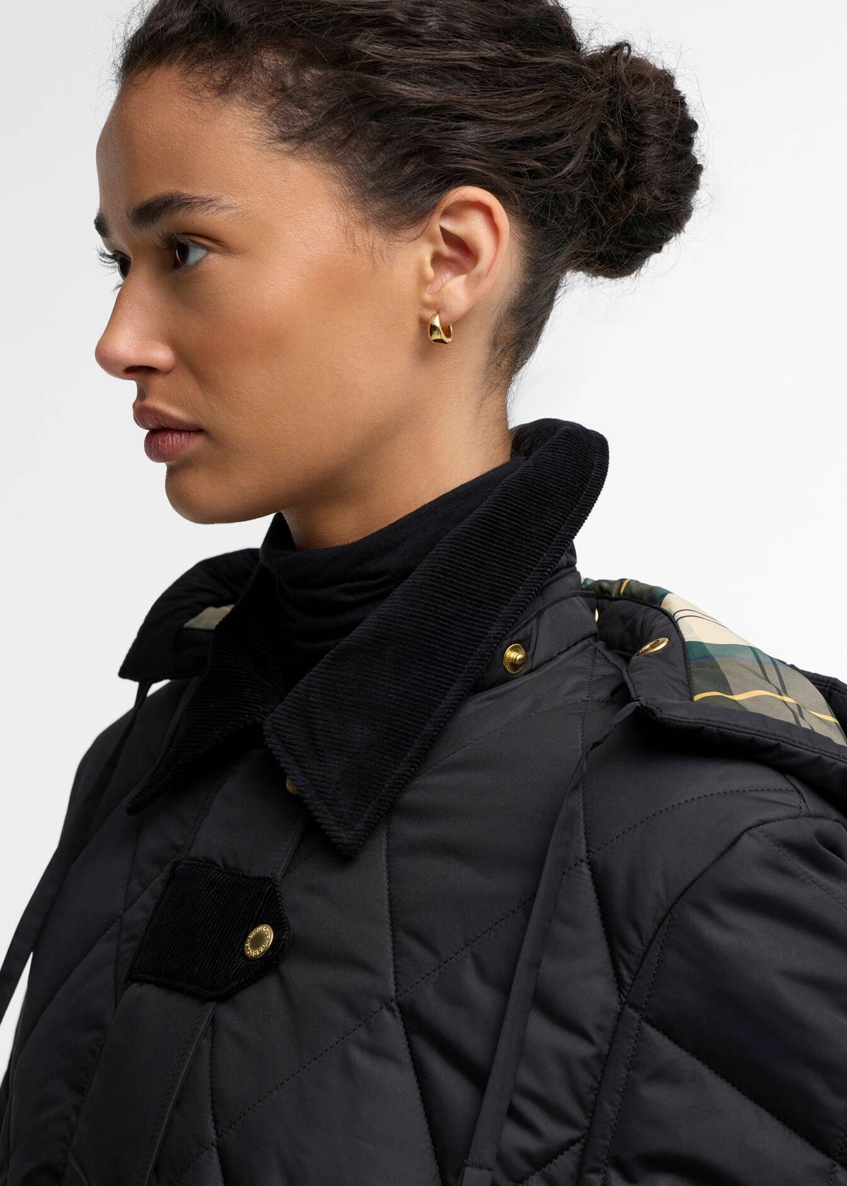 Barbour Rudson Quilt Black