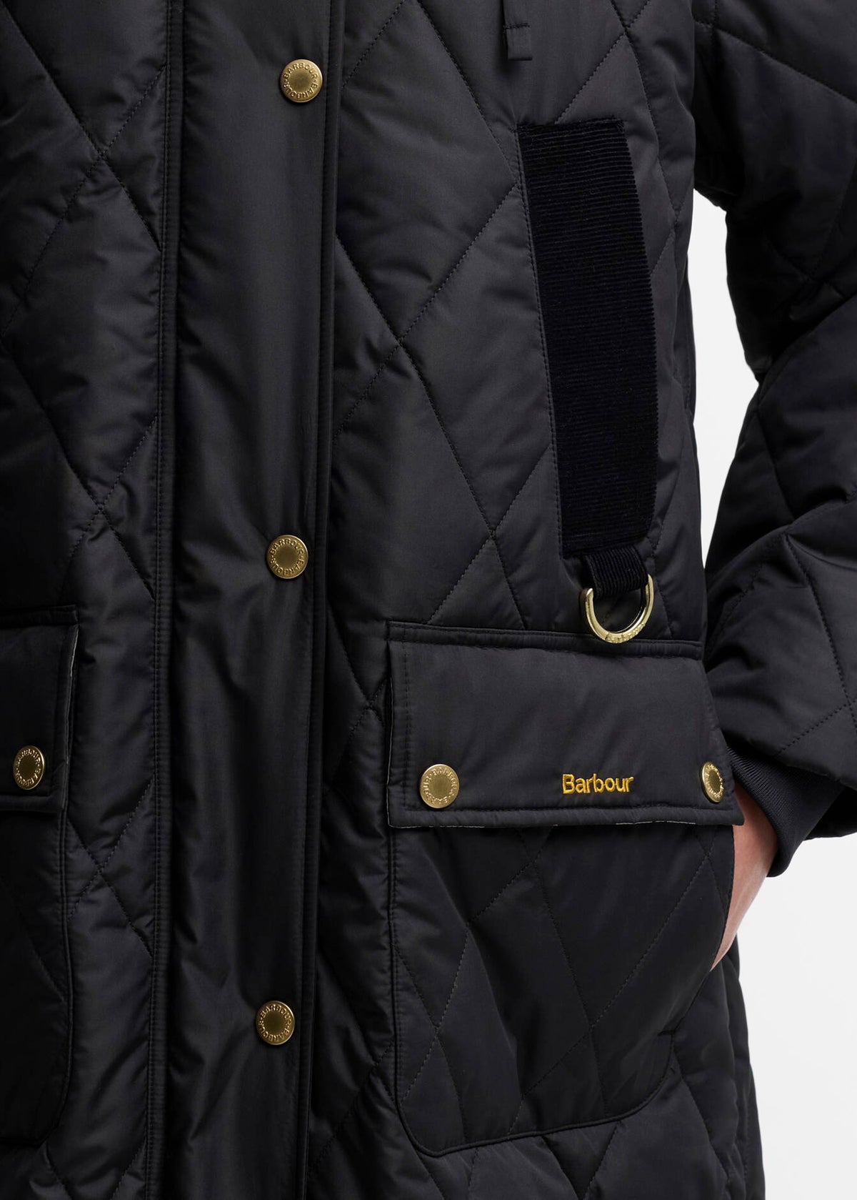 Barbour Rudson Quilt Black