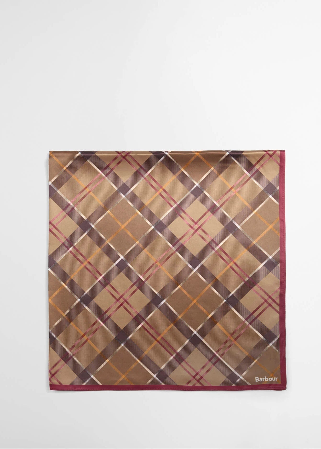 Barbour Kinsale Tartan Head Scarf Muted Tartan