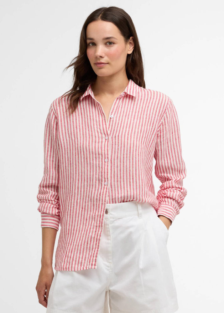 Barbour Marine Shirt Poppy Red Shirt