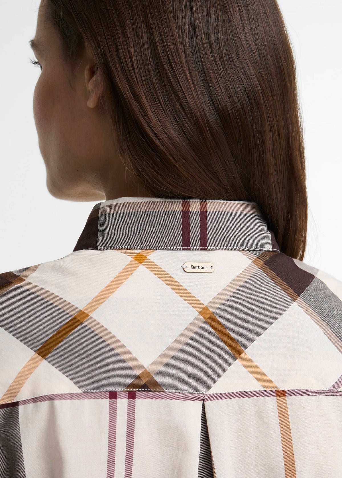 Barbour Moorland Shirt Ecru Multi Tartan