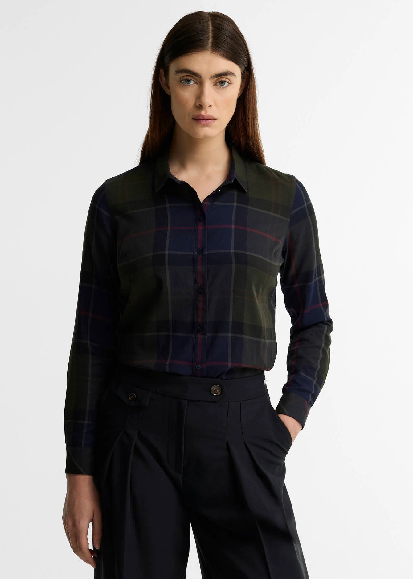 Barbour Bredon Check Shirt Shadow Classic Tartan