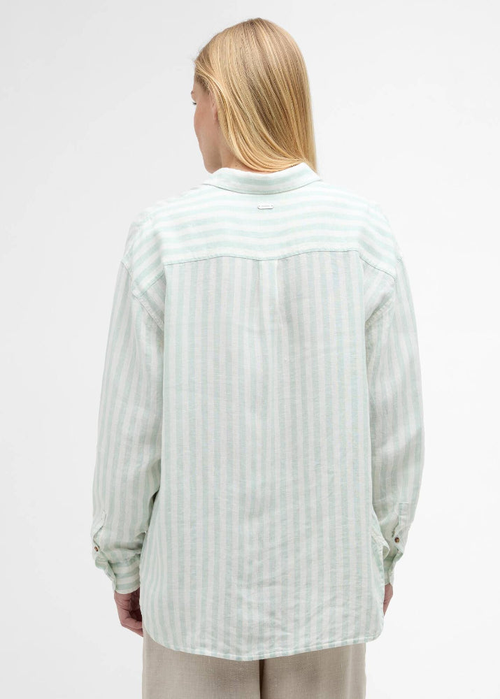 Barbour Annie Shirt Spearmint Stripe