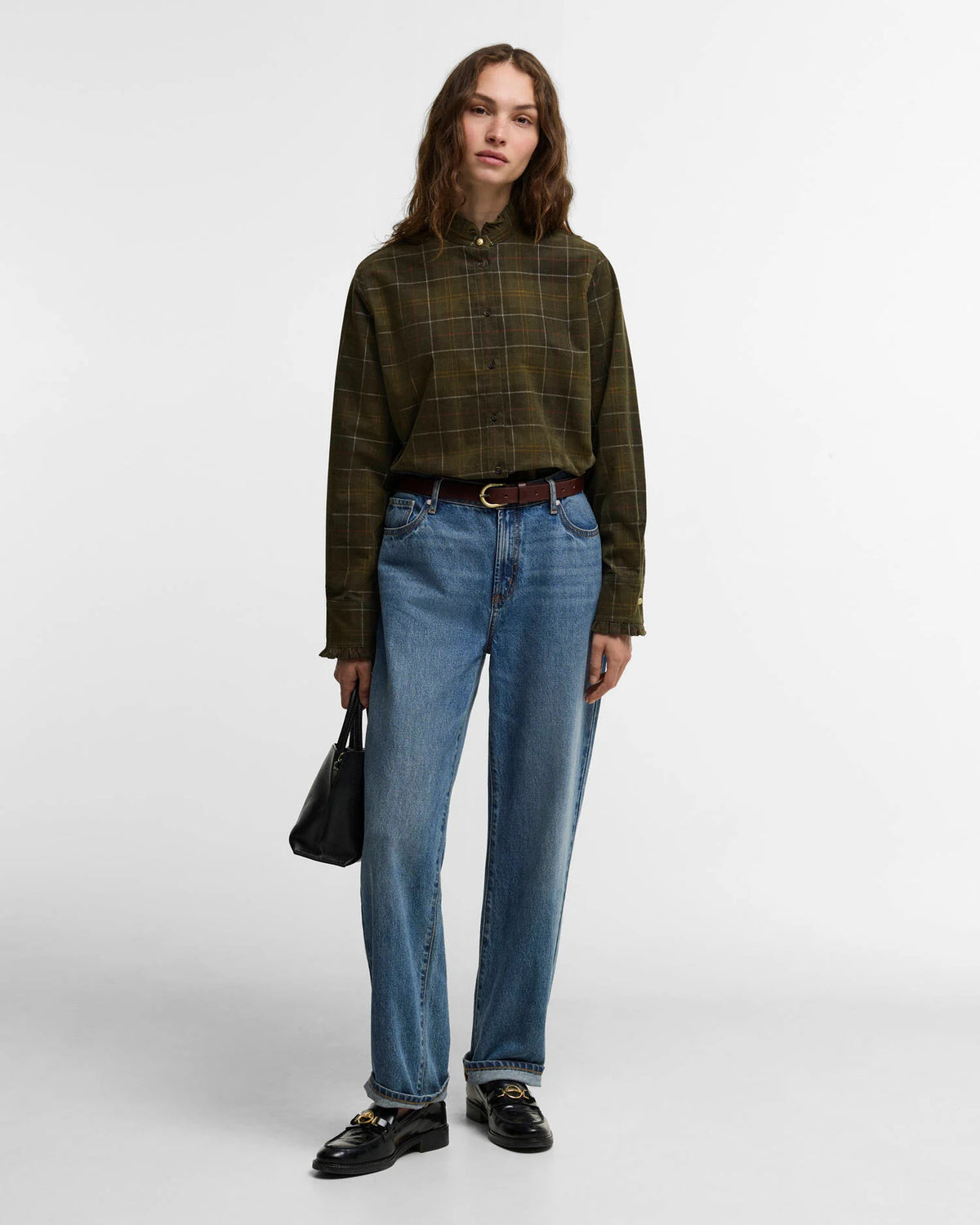 Barbour Shae Shirt Sage Classic Tartan