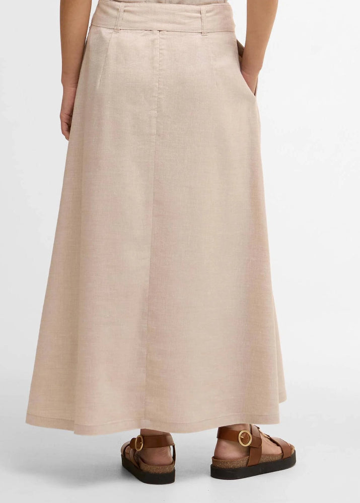 Barbour Gabby Skirt Maxi Skirt Beige