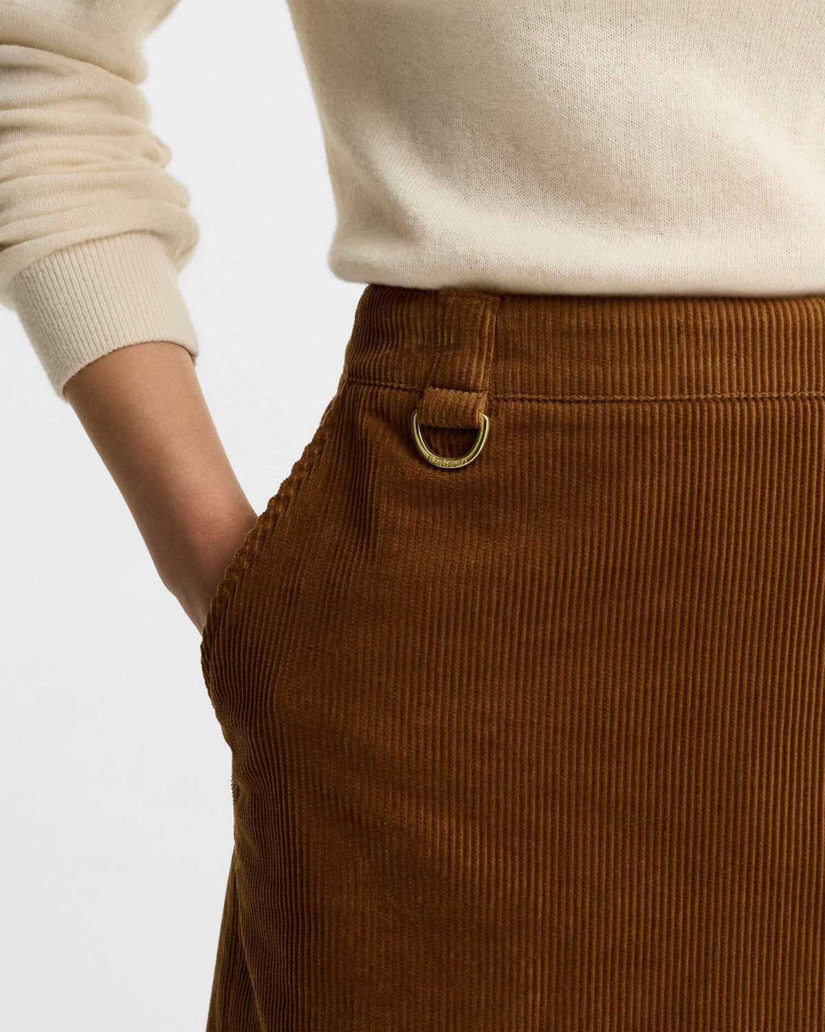 Barbour Wrenwood Skirt Tan