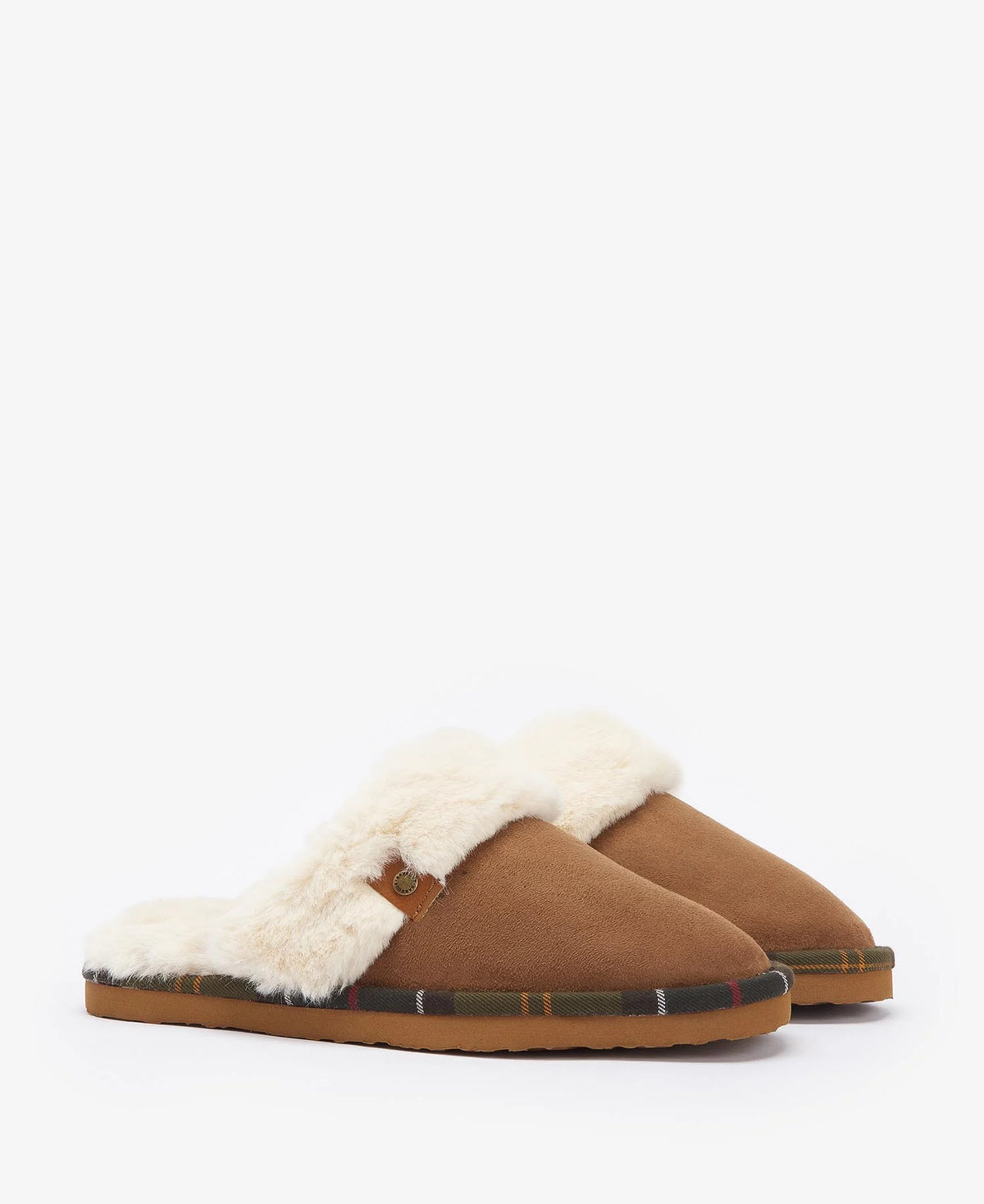 Barbour Caludia Mule Slipper Camel