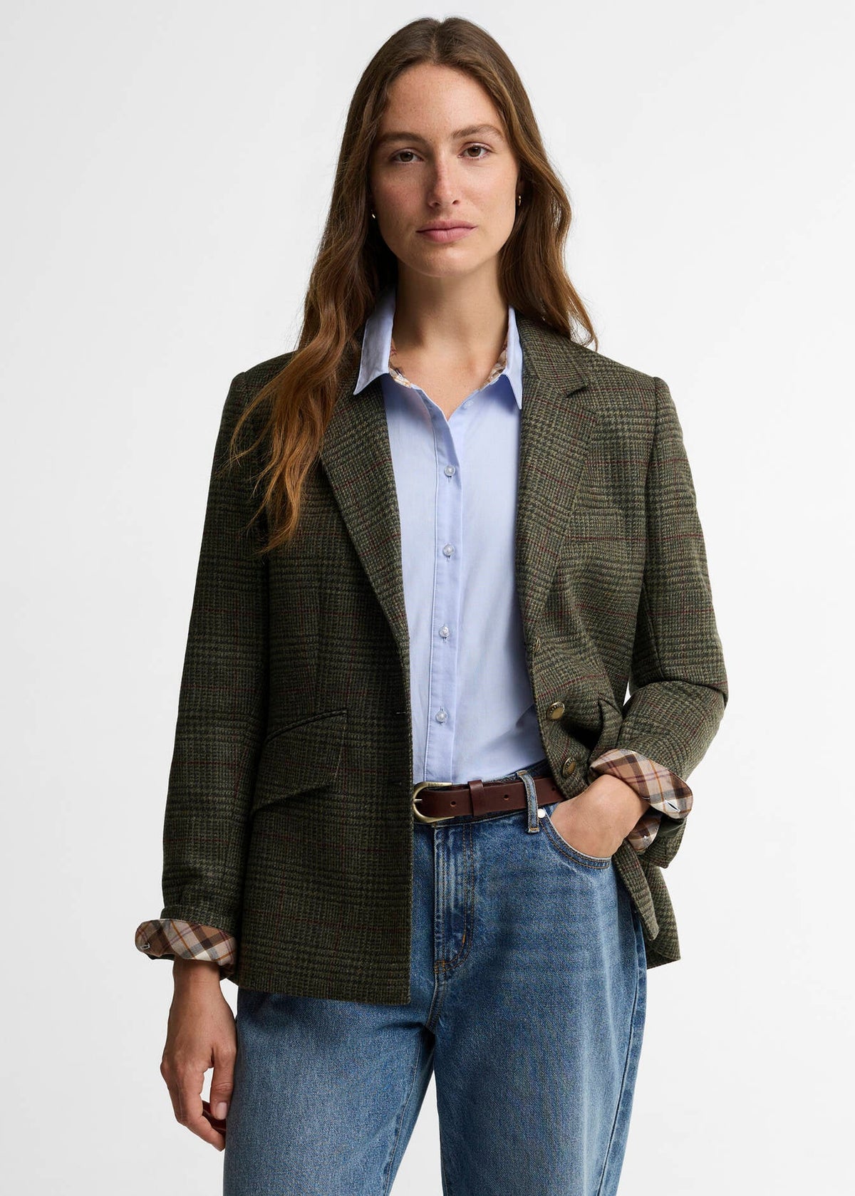Barbour Browning Tailored Jacket Olive