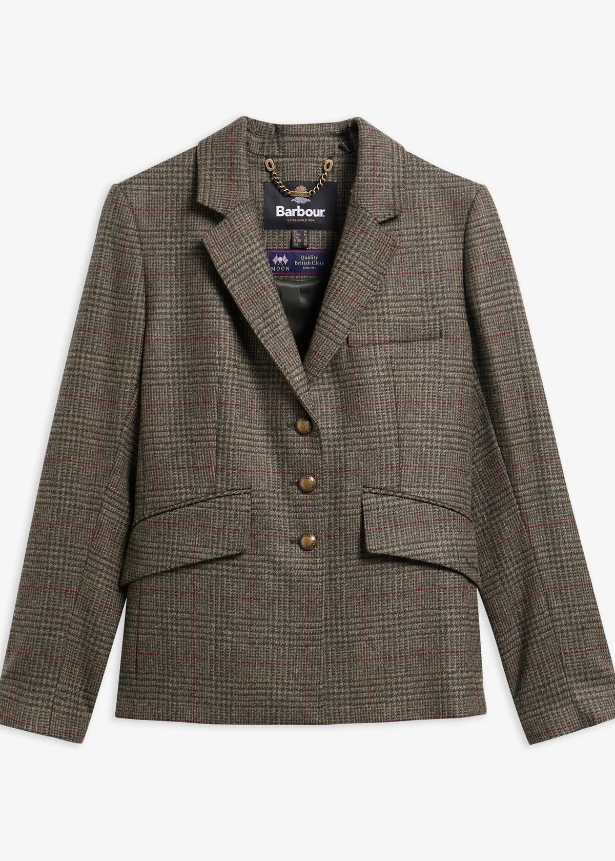 Barbour Browning Tailored Jacket Olive