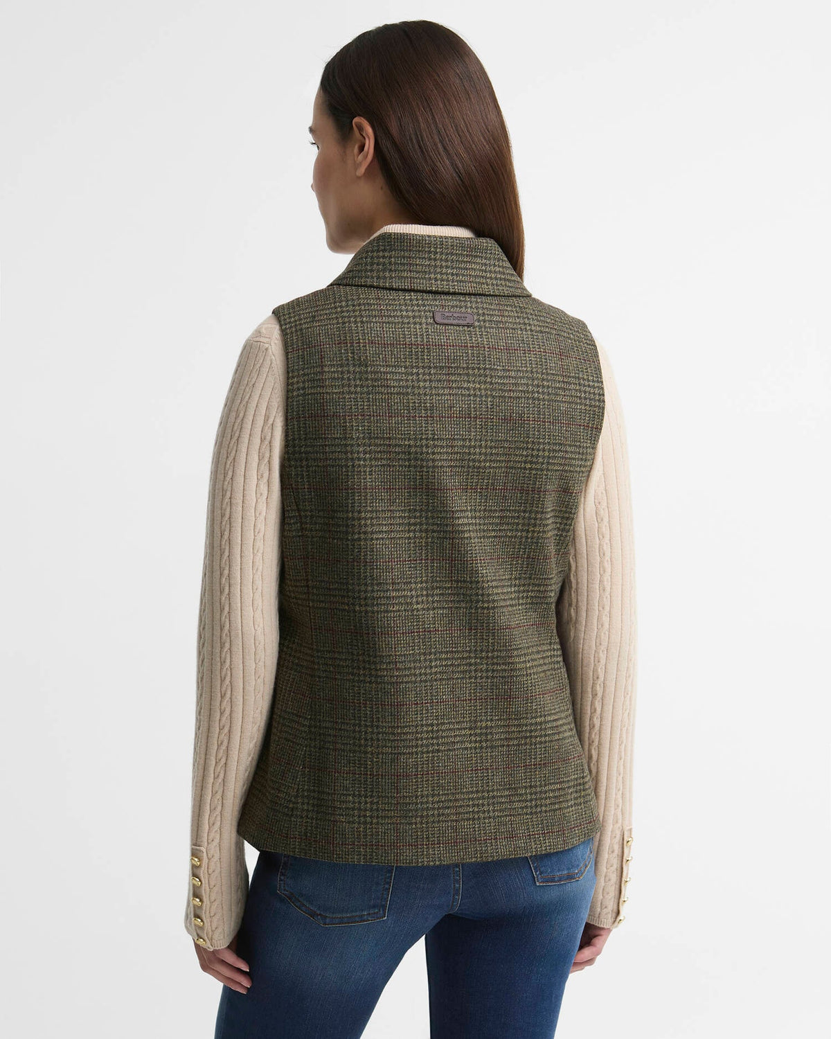 Barbour Joyce Wool Gilet Olive