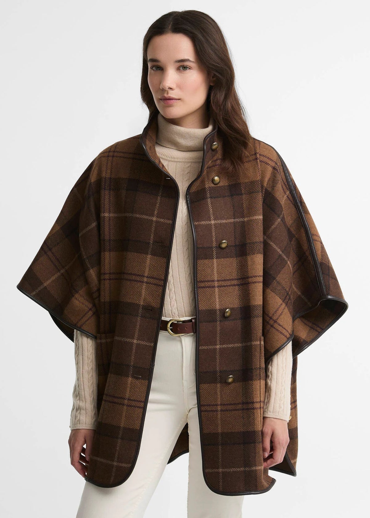 Barbour Clemency Wool Brown