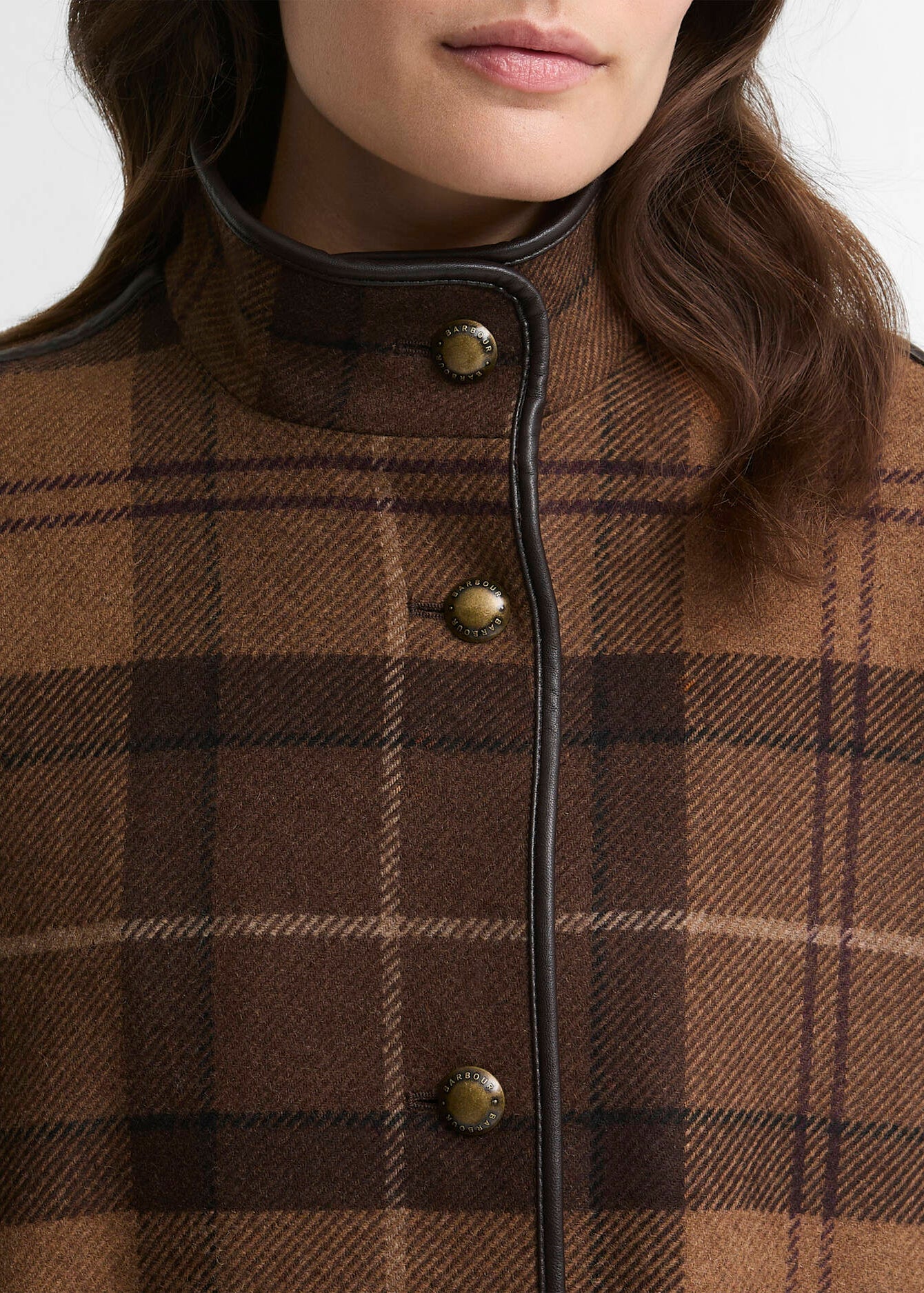 Barbour Clemency Wool Brown