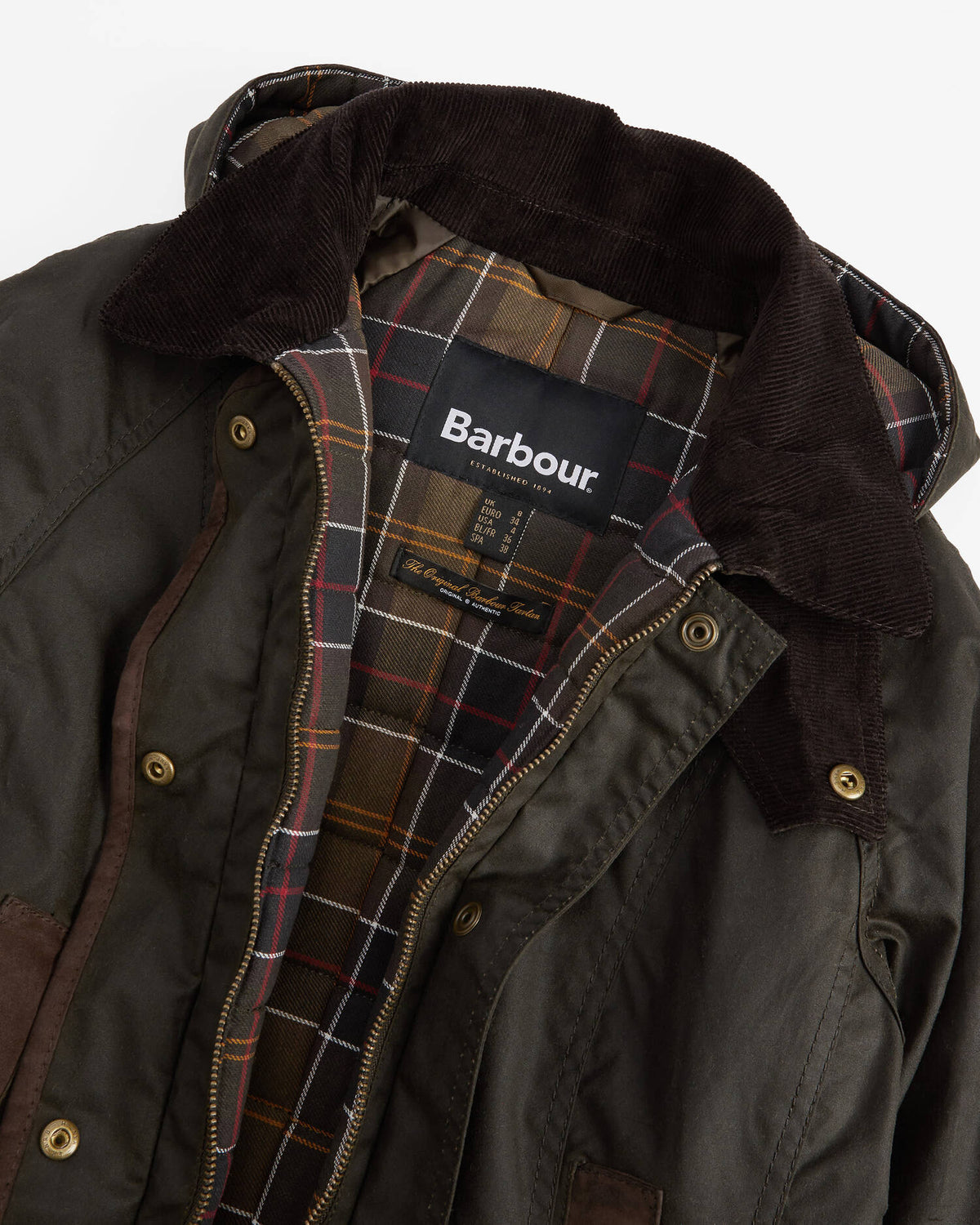 Barbour Bower Wax Jacket Olive