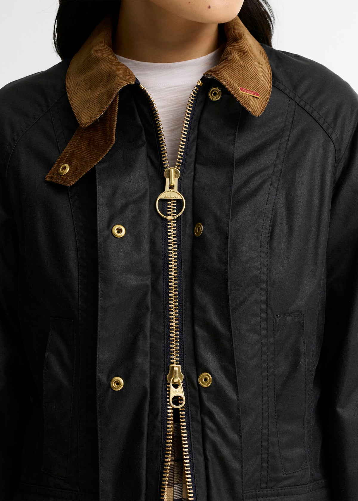 Barbour Icons Beadnell Wax Jacket Navy