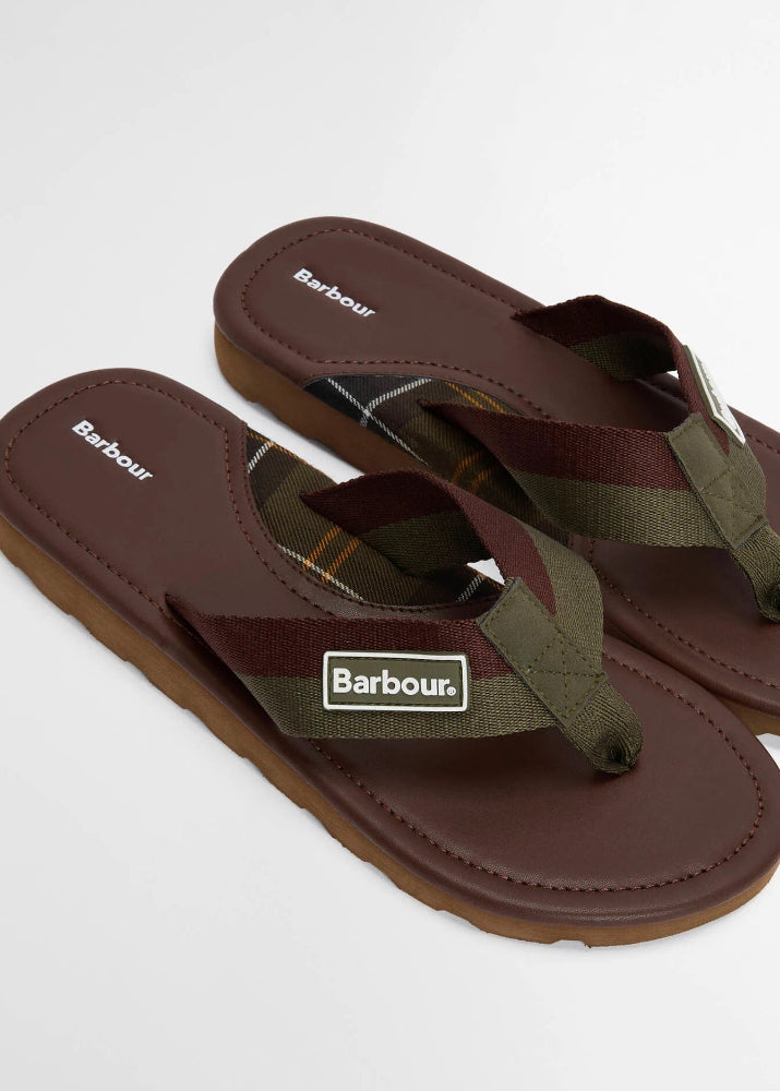 Barbour Harker Sandal Choc/Olive