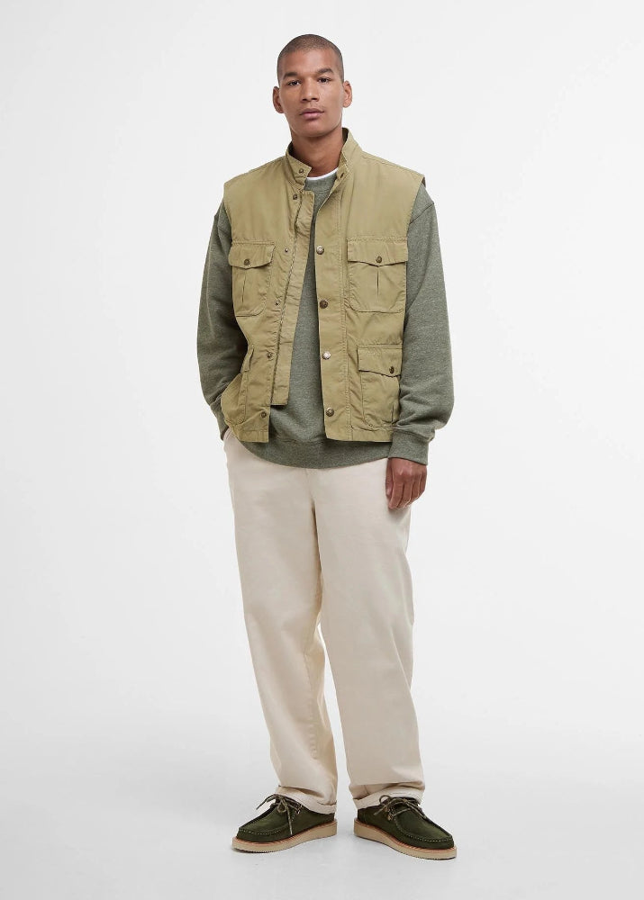 Barbour Casual Corbridge Gilet Bleached Olive