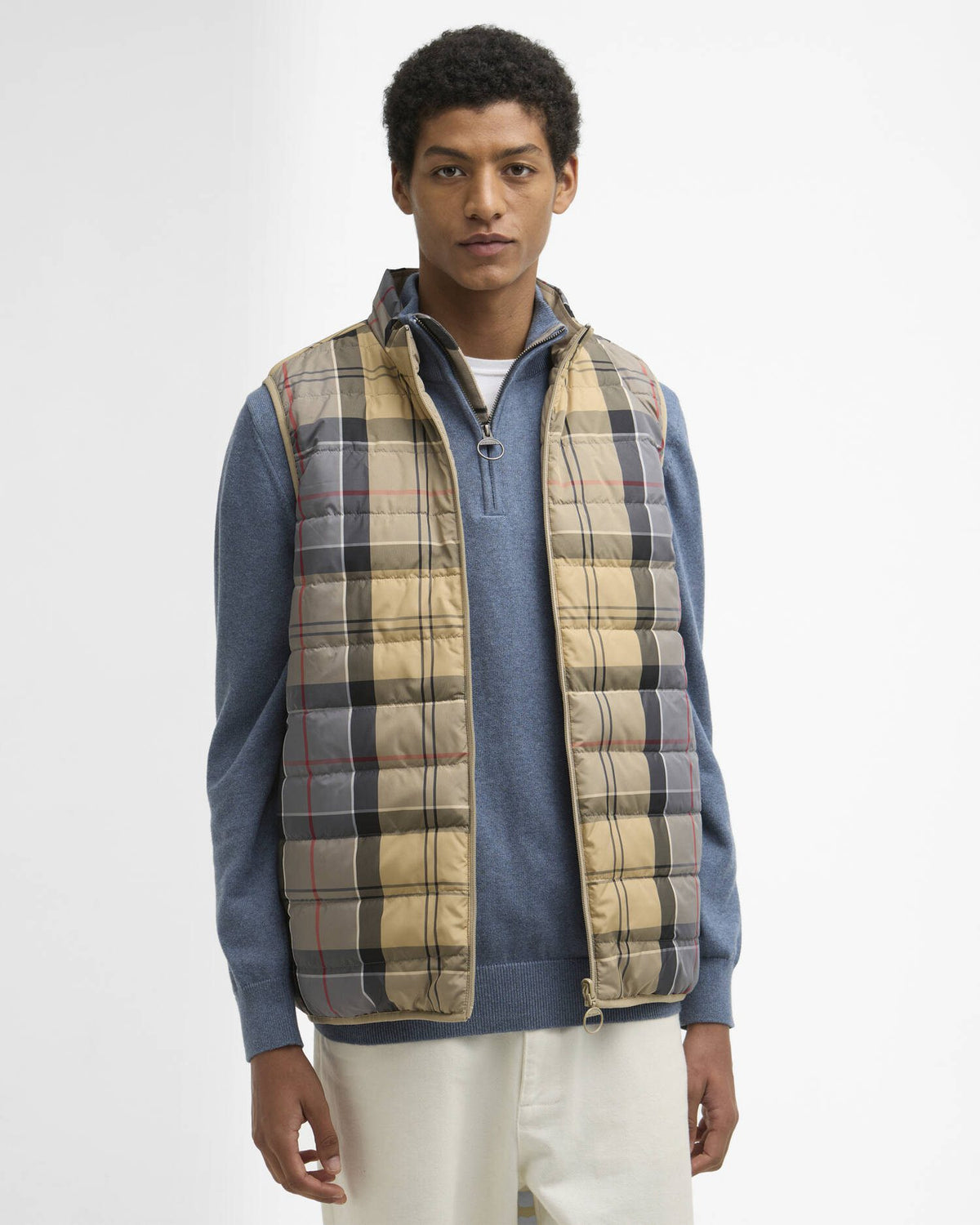Barbour Reversible Tartan Puffer Gilet Tartan