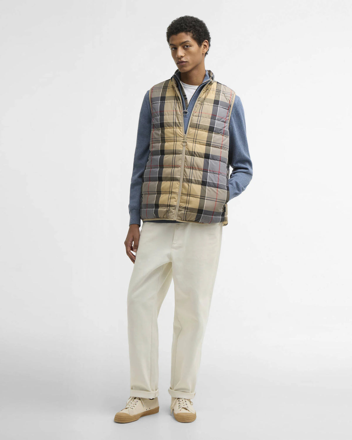 Barbour Reversible Tartan Puffer Gilet Tartan