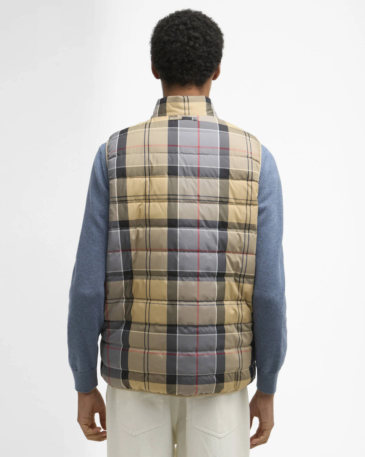 Barbour Reversible Tartan Puffer Gilet Tartan