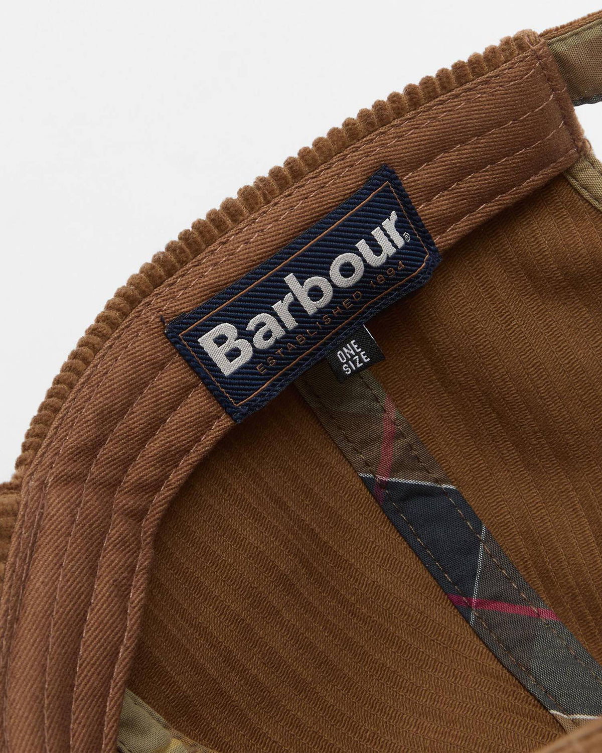 Barbour Preston Cord Cap Brown