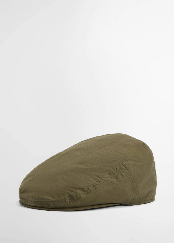 Barbour Transpor Flat Cap Dusky Green